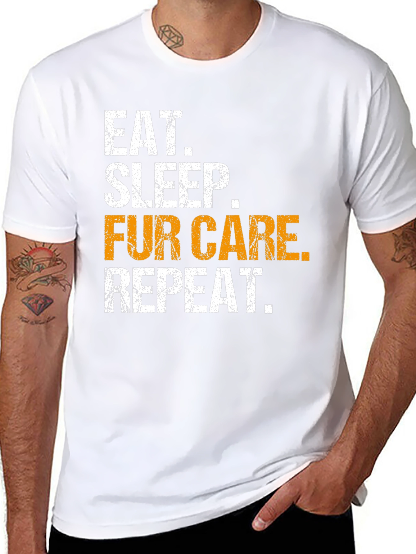 Eat Sleep Fur Care Repeat T-Shirt