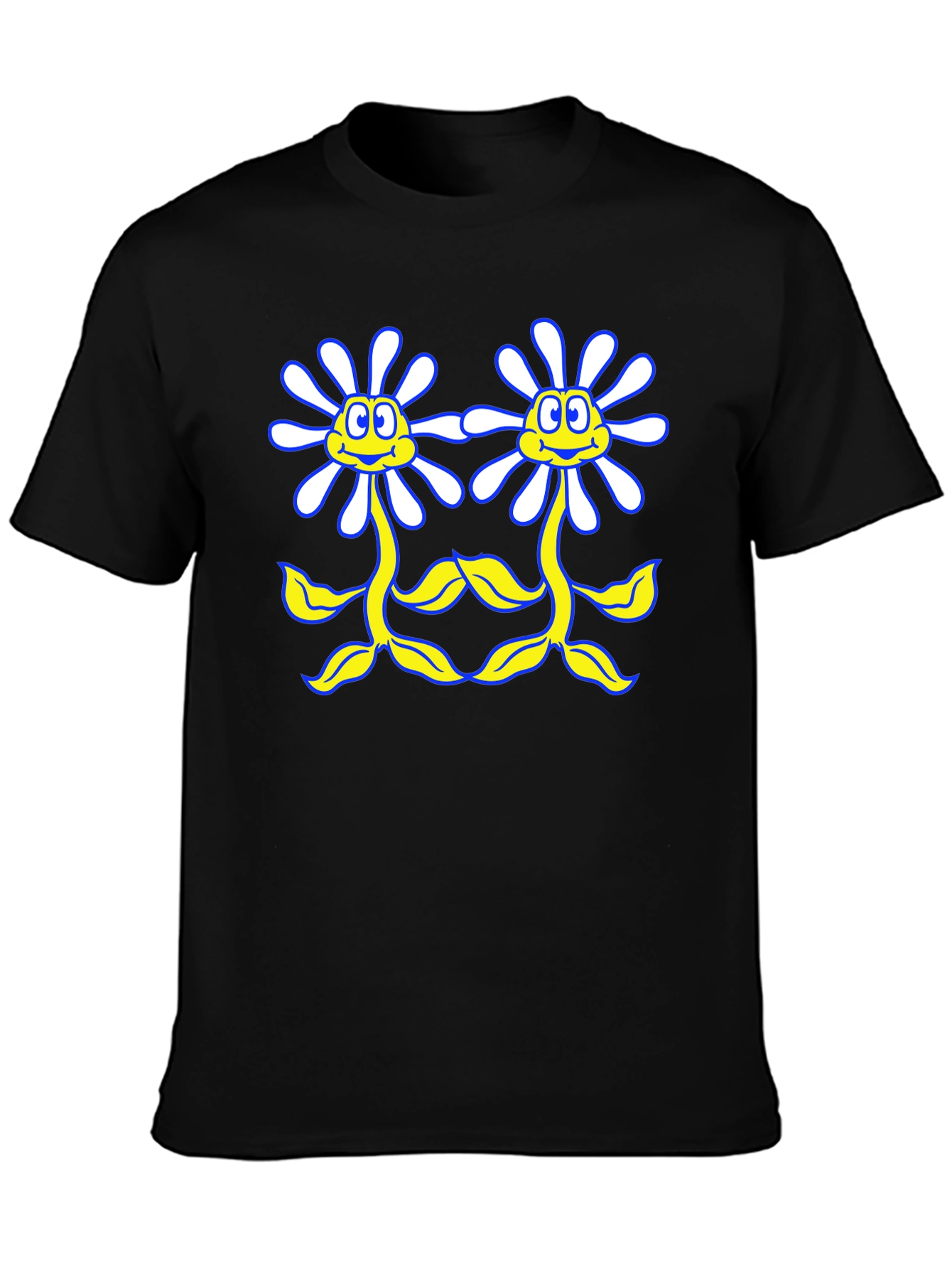 Funny Flower Power Graphic T-Shirt