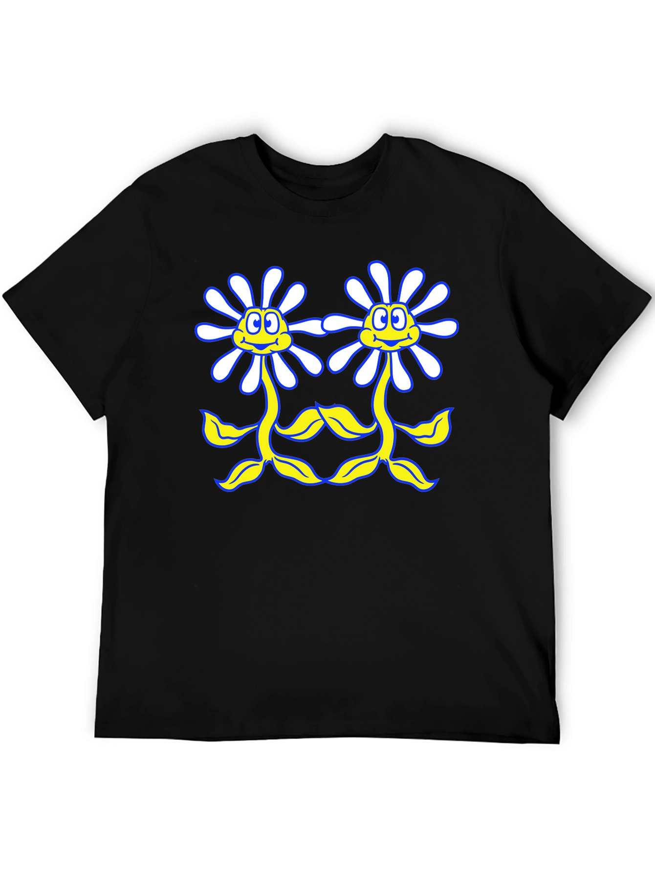 Funny Flower Power Graphic T-Shirt