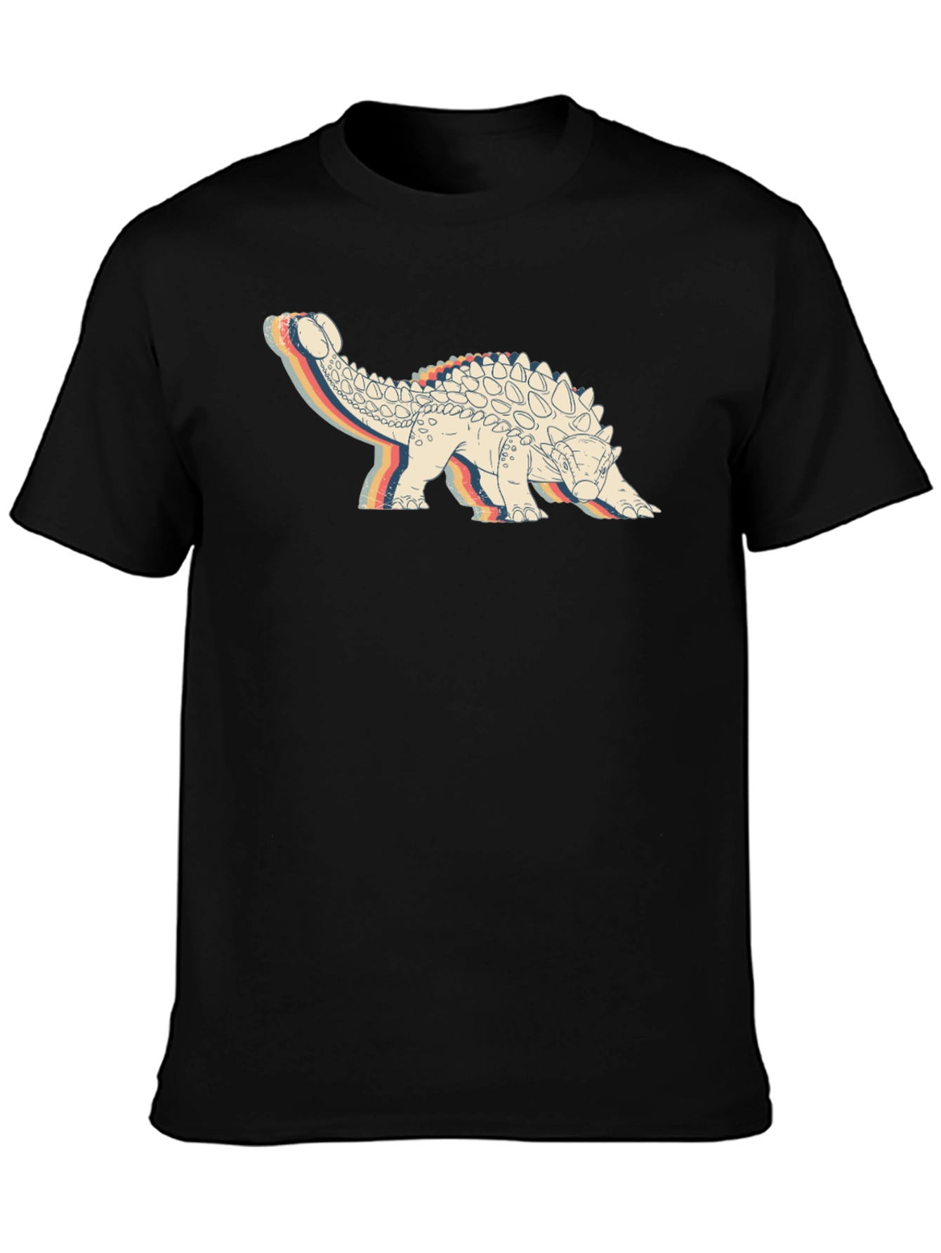 Retro Ankylosaurus Graphic T-Shirt