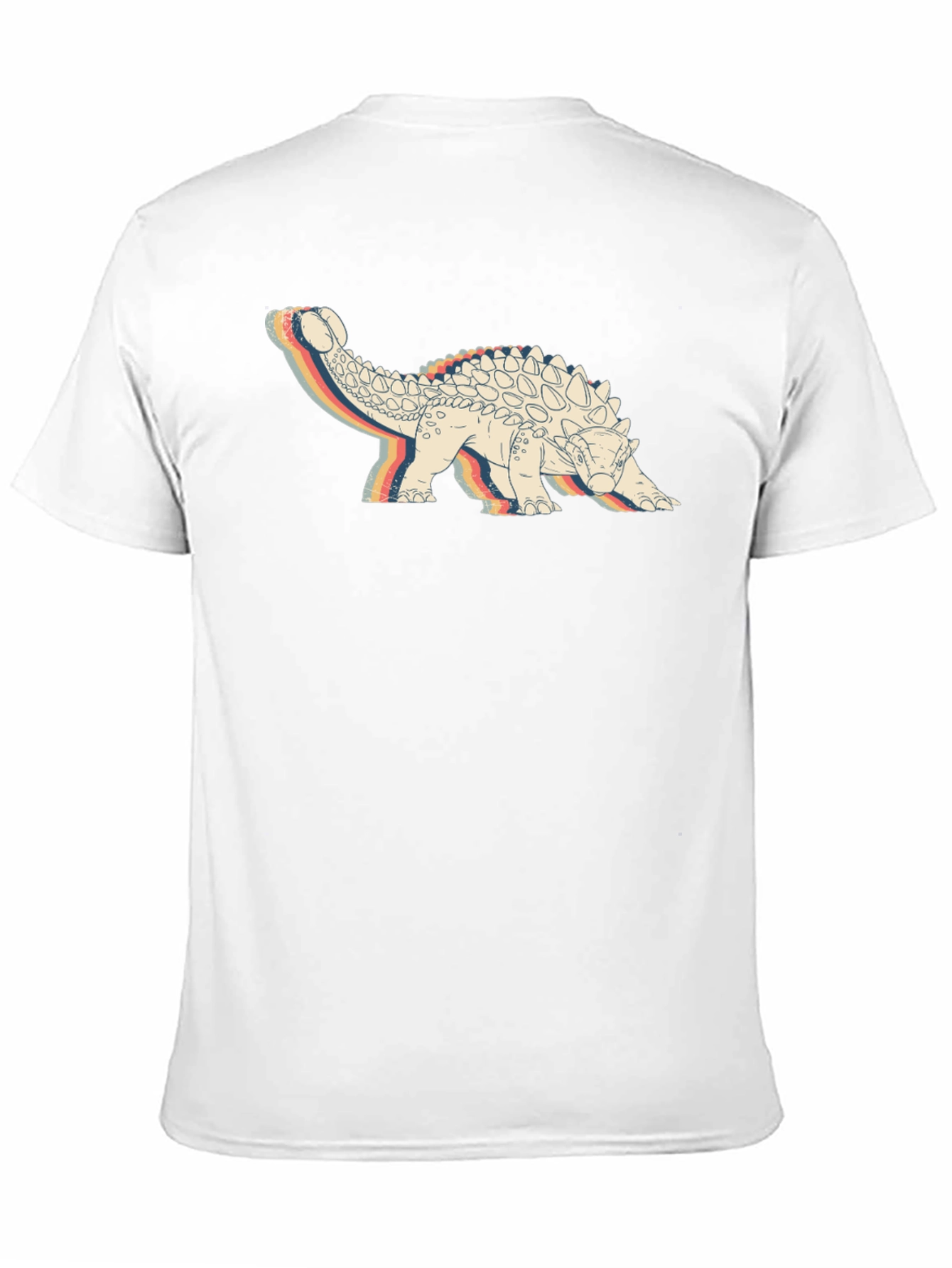 Retro Ankylosaurus Graphic T-Shirt
