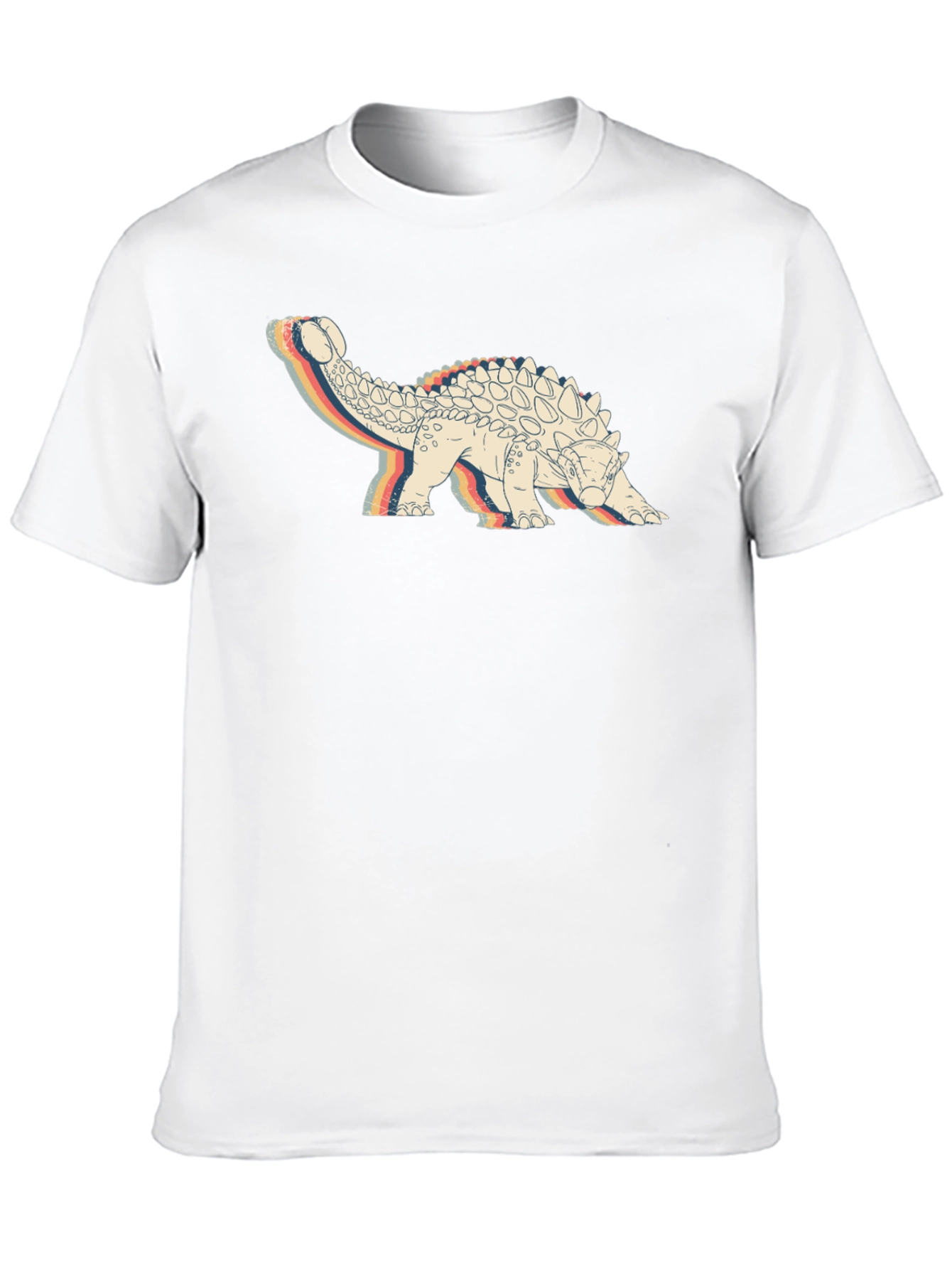 Retro Ankylosaurus Graphic T-Shirt