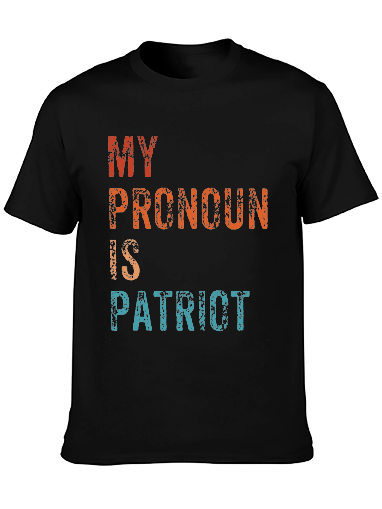 Patriot Pronoun Graphic Tee - Mens
