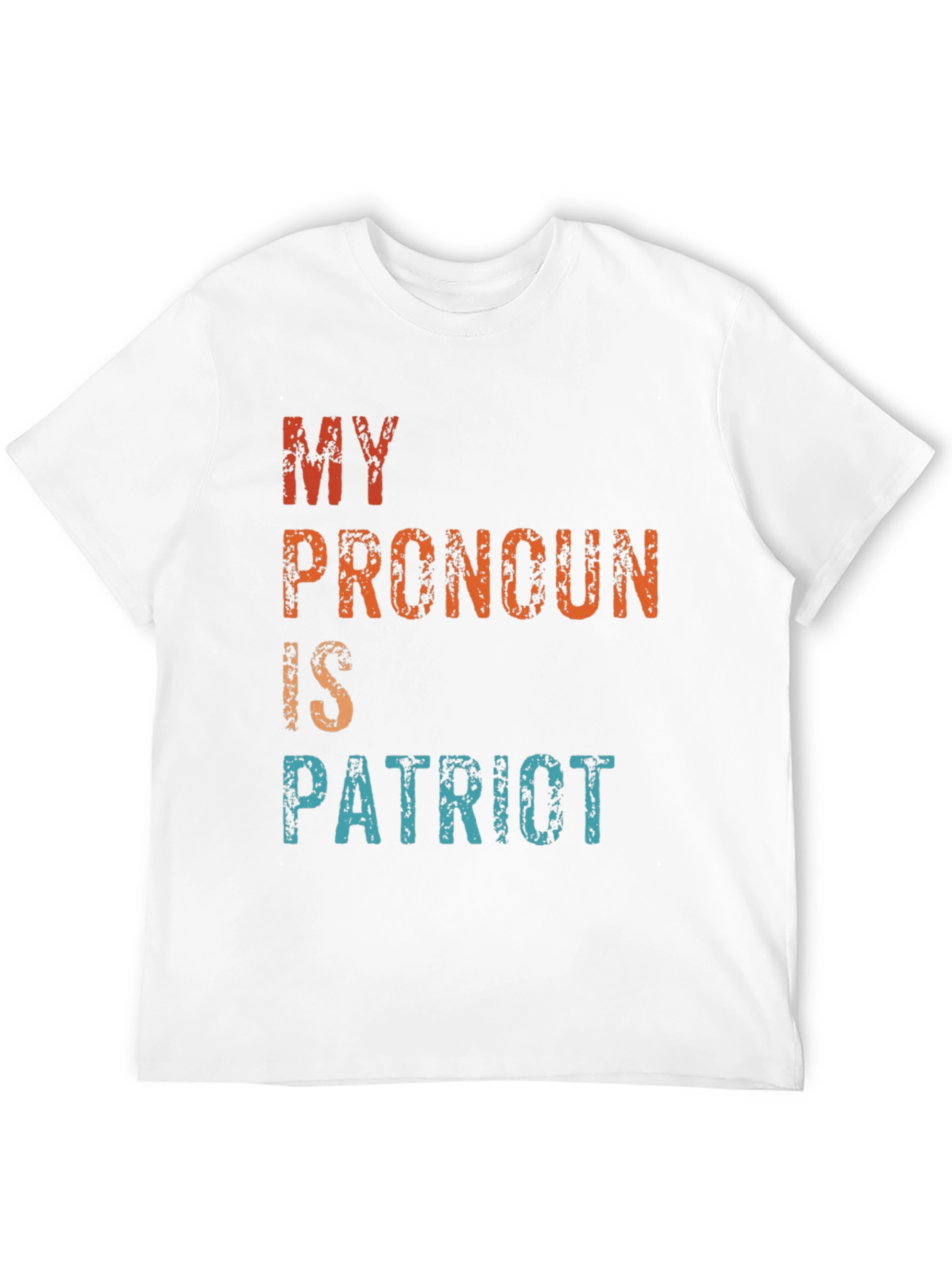 Patriot Pronoun Graphic Tee - Mens
