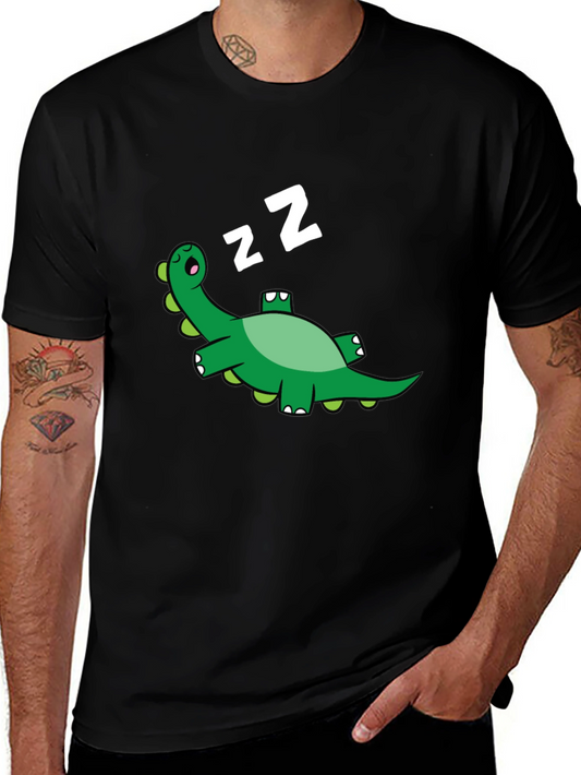 Sleeping Dinosaur Graphic Tee - Relaxed Fit