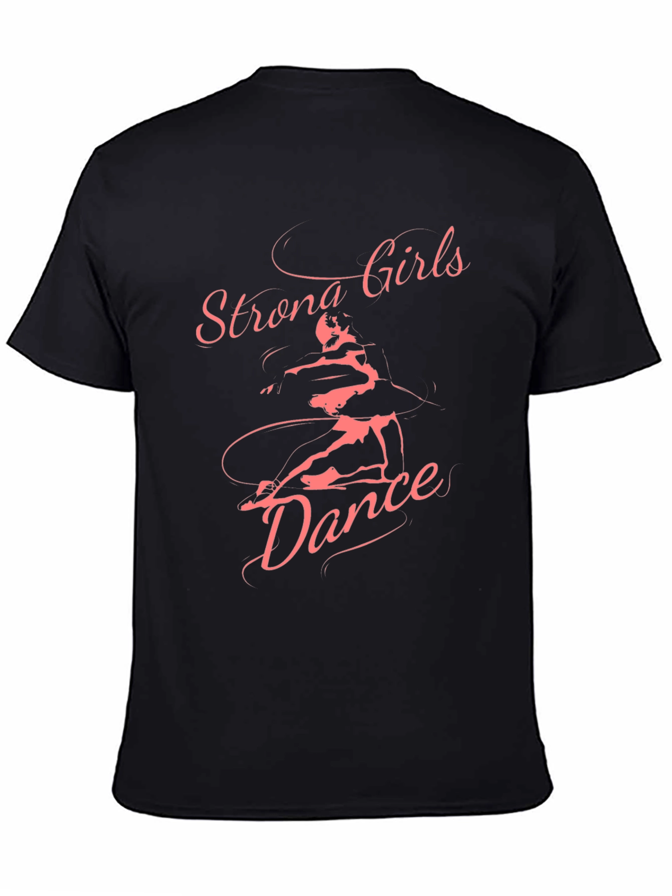 Strong Girls Dance Graphic Tee - Black