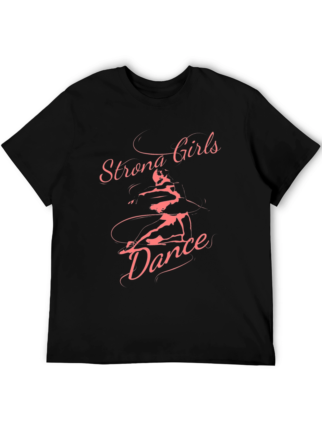Strong Girls Dance Graphic Tee - Black