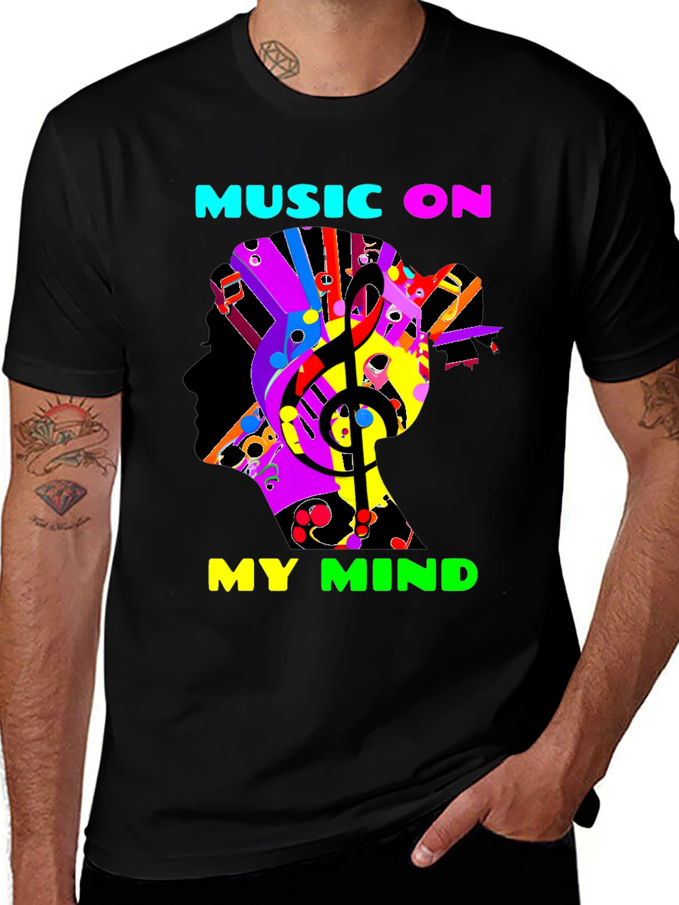 Music On My Mind Graphic T-Shirt