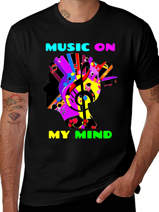 Music On My Mind Graphic T-Shirt