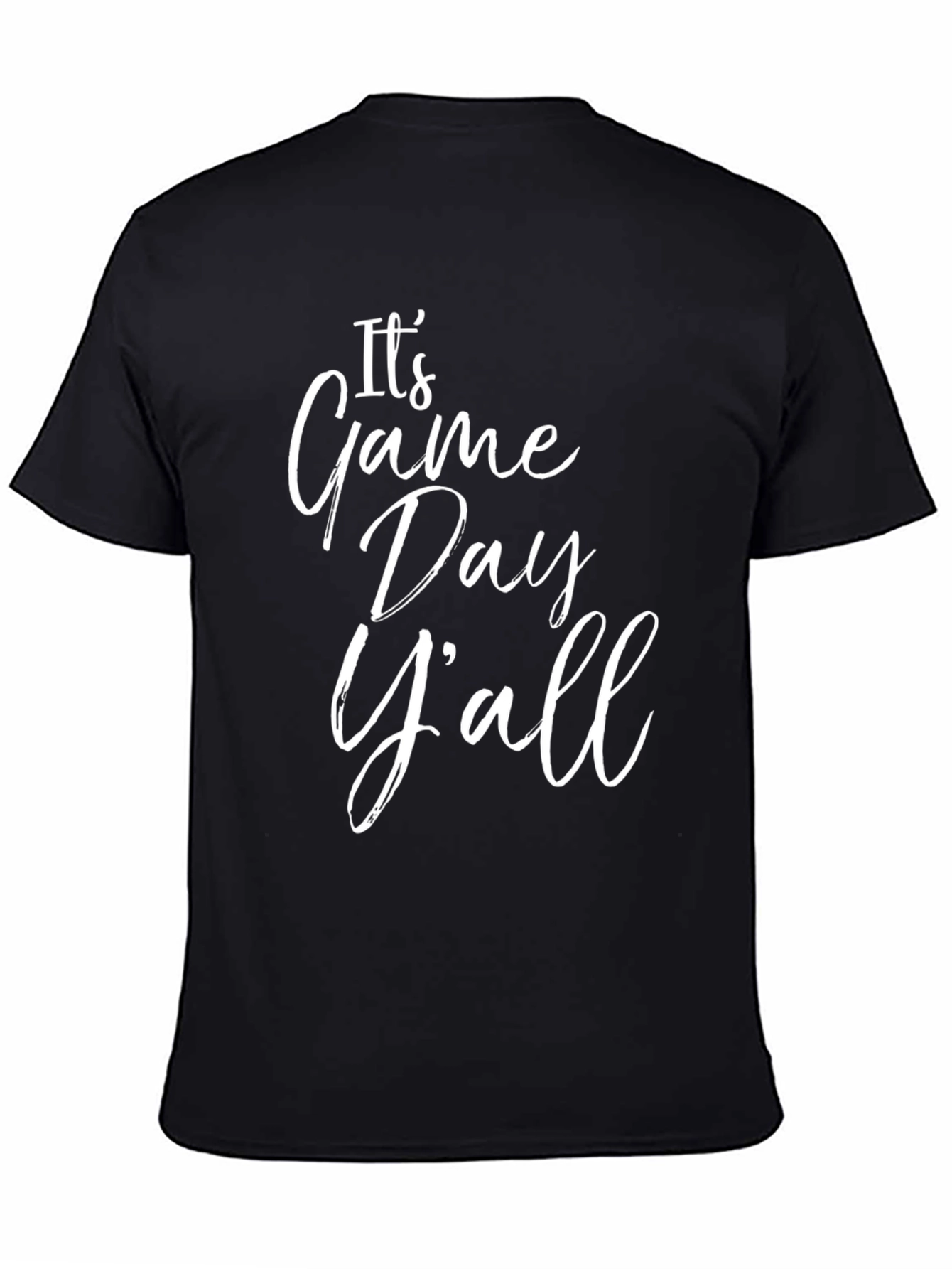 Its Game Day Yall Black T-Shirt