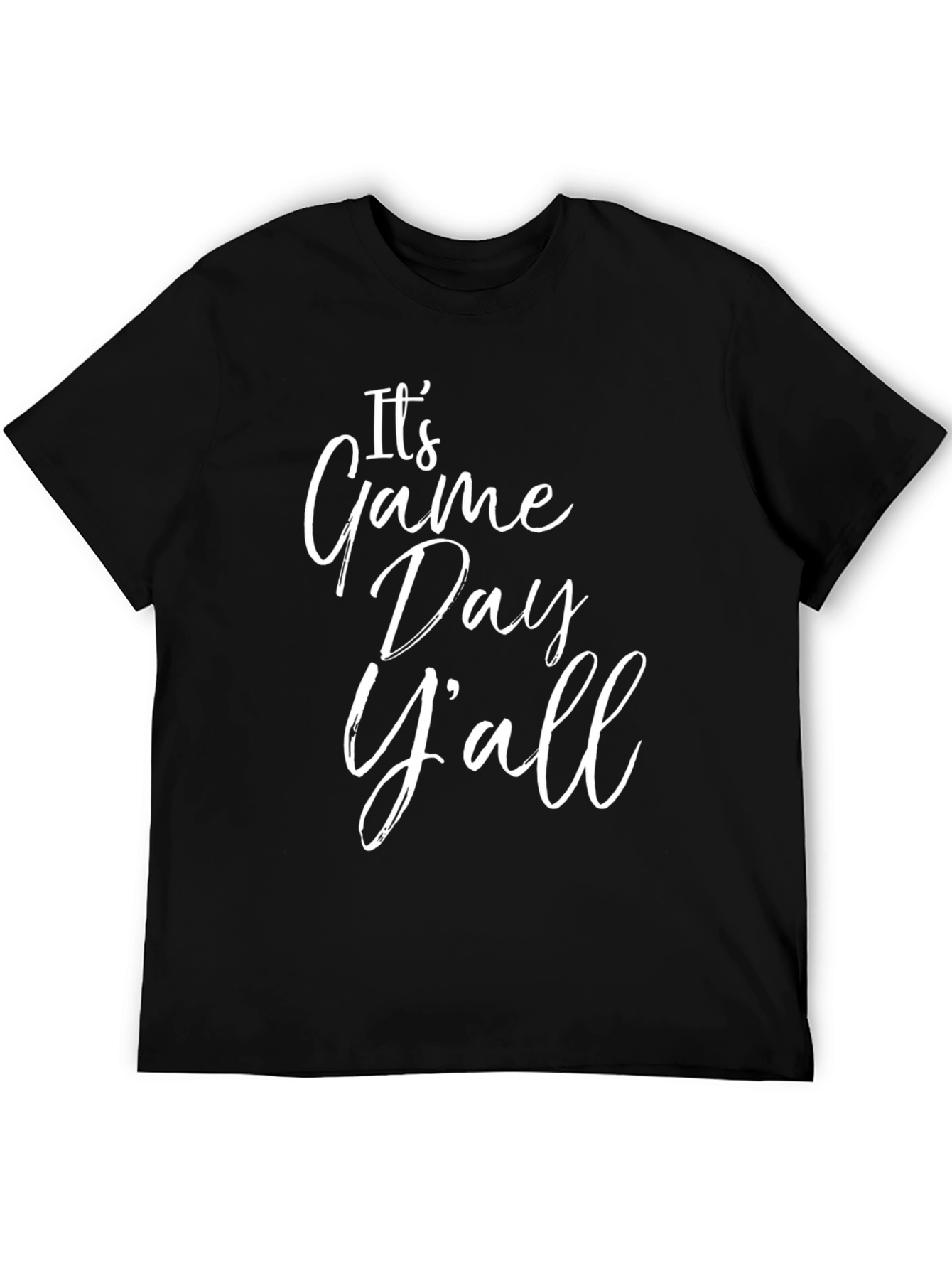 Its Game Day Yall Black T-Shirt