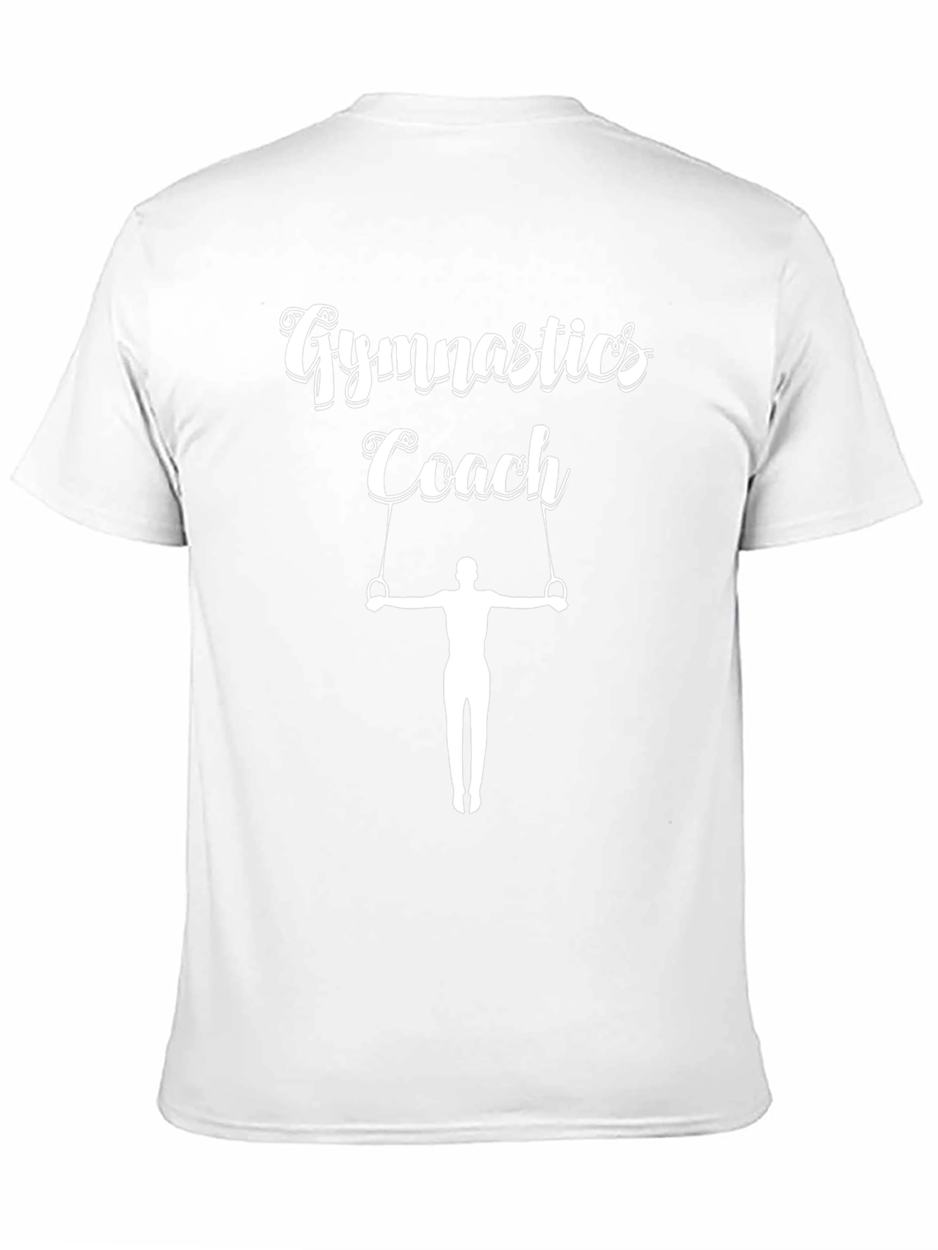 Gymnastics Coach T-Shirt - Rings Design