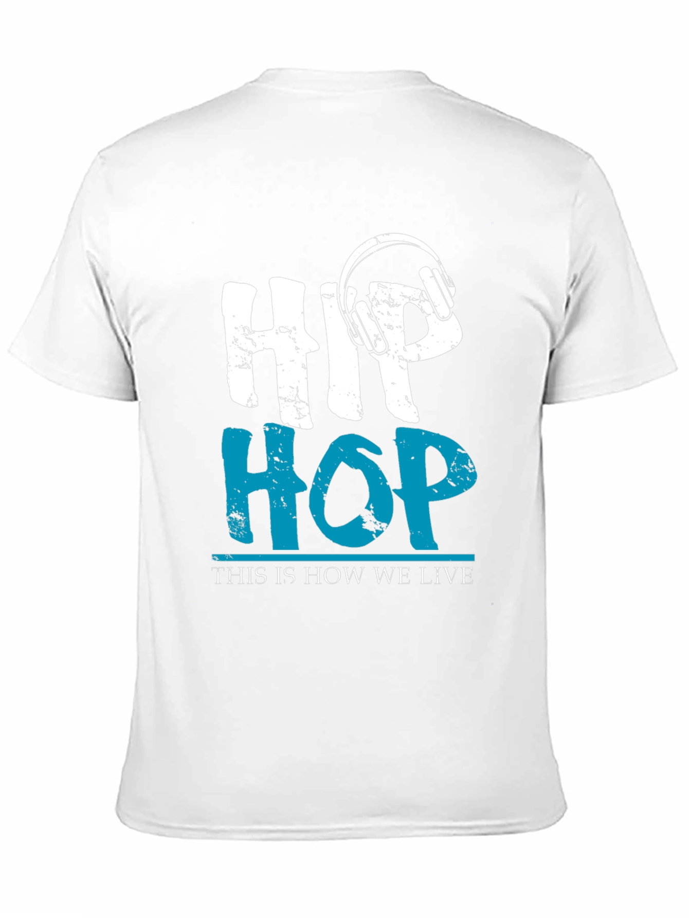Hip Hop Headphones Graphic T-Shirt