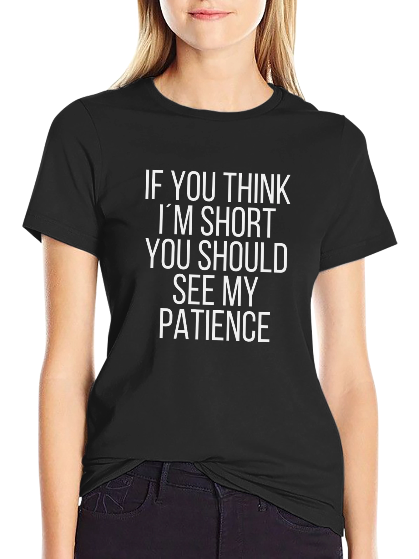 Funny Short Patience Graphic T-Shirt