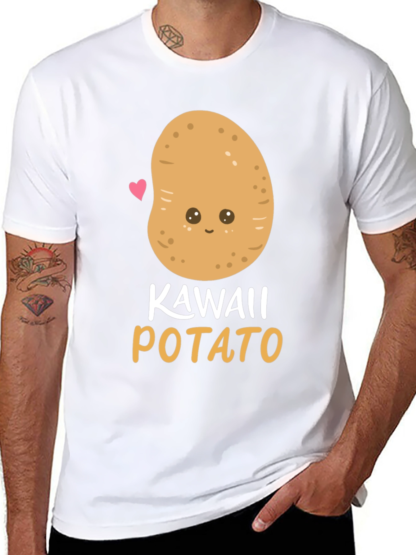 Kawaii Potato Graphic Tee - Unisex Comfort