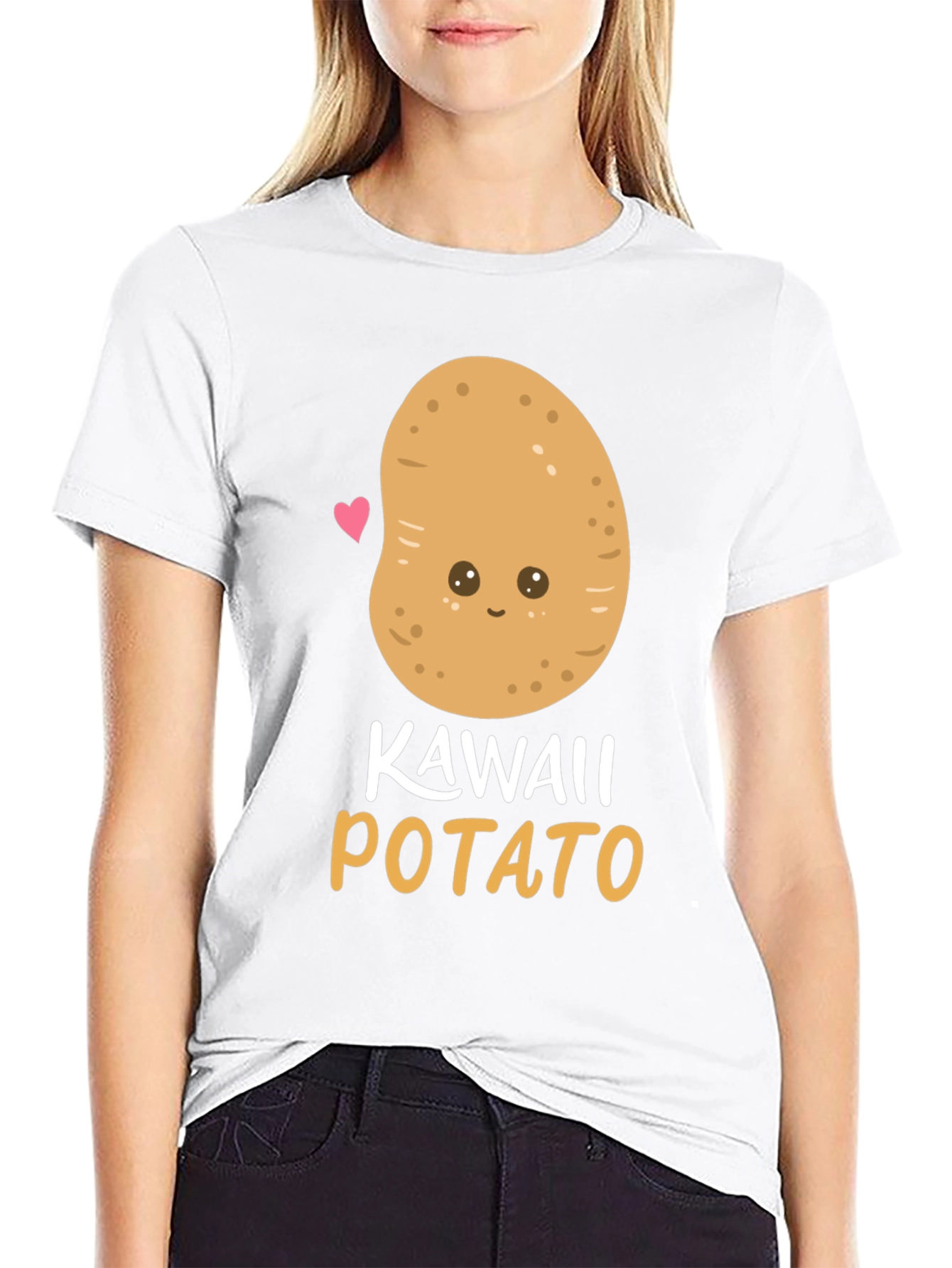 Kawaii Potato Graphic Tee - Unisex Comfort