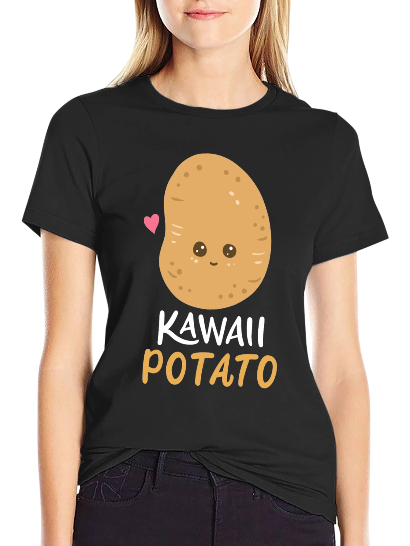 Kawaii Potato Graphic Tee - Unisex Comfort