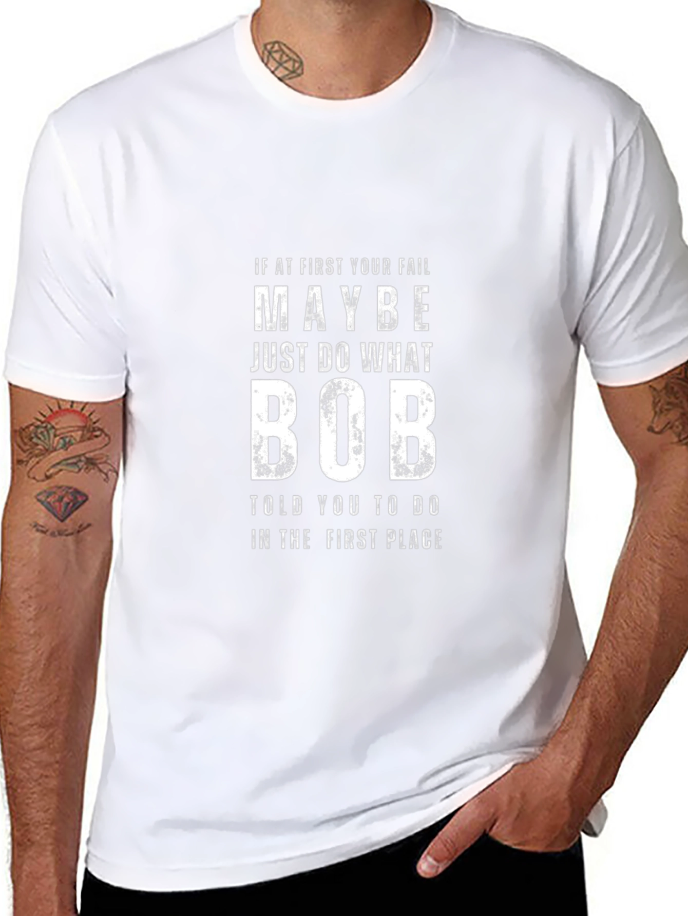 Funny Do What Bob Told You Graphic Tee