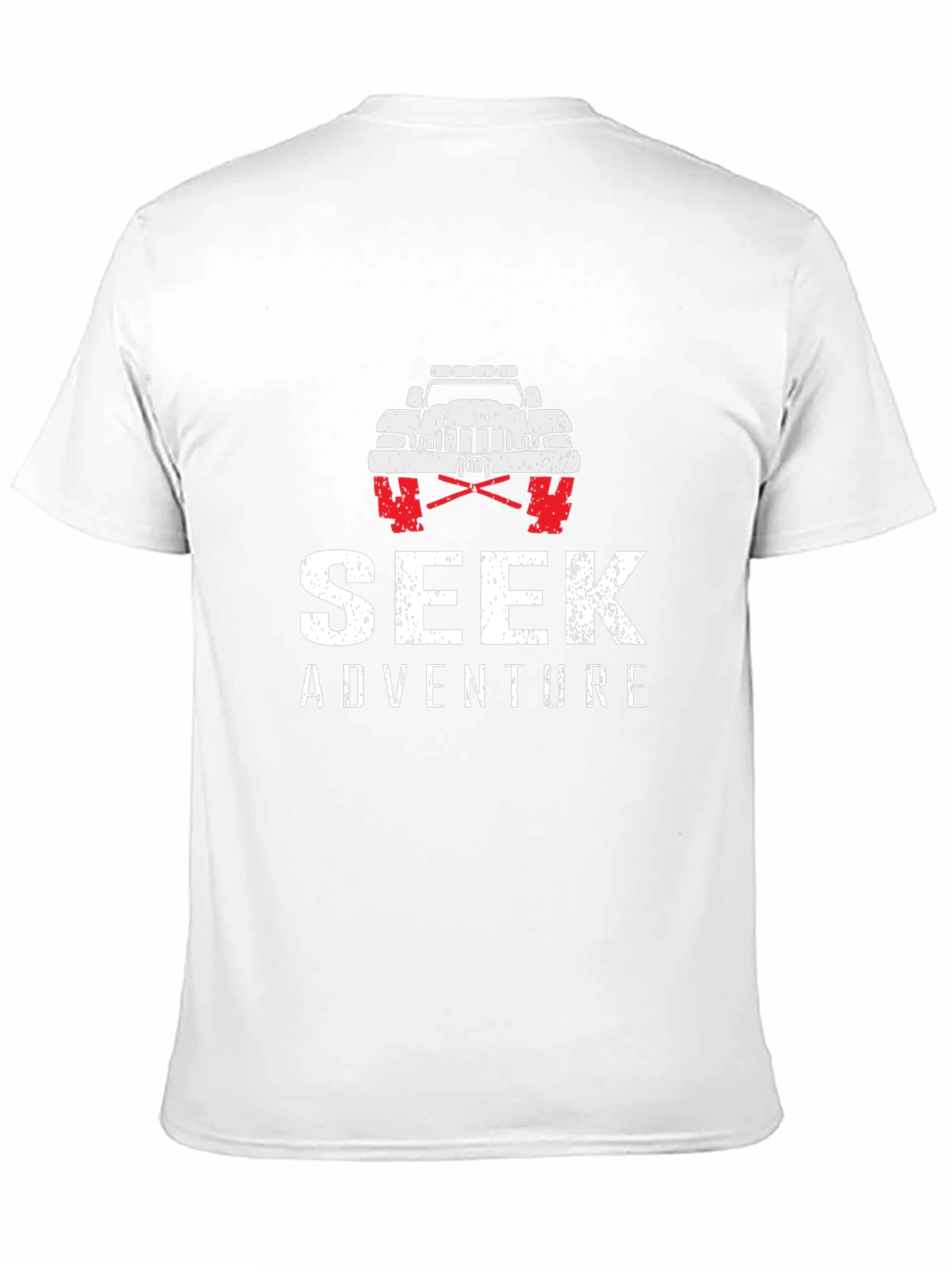 Seek Adventure Black Graphic T-Shirt