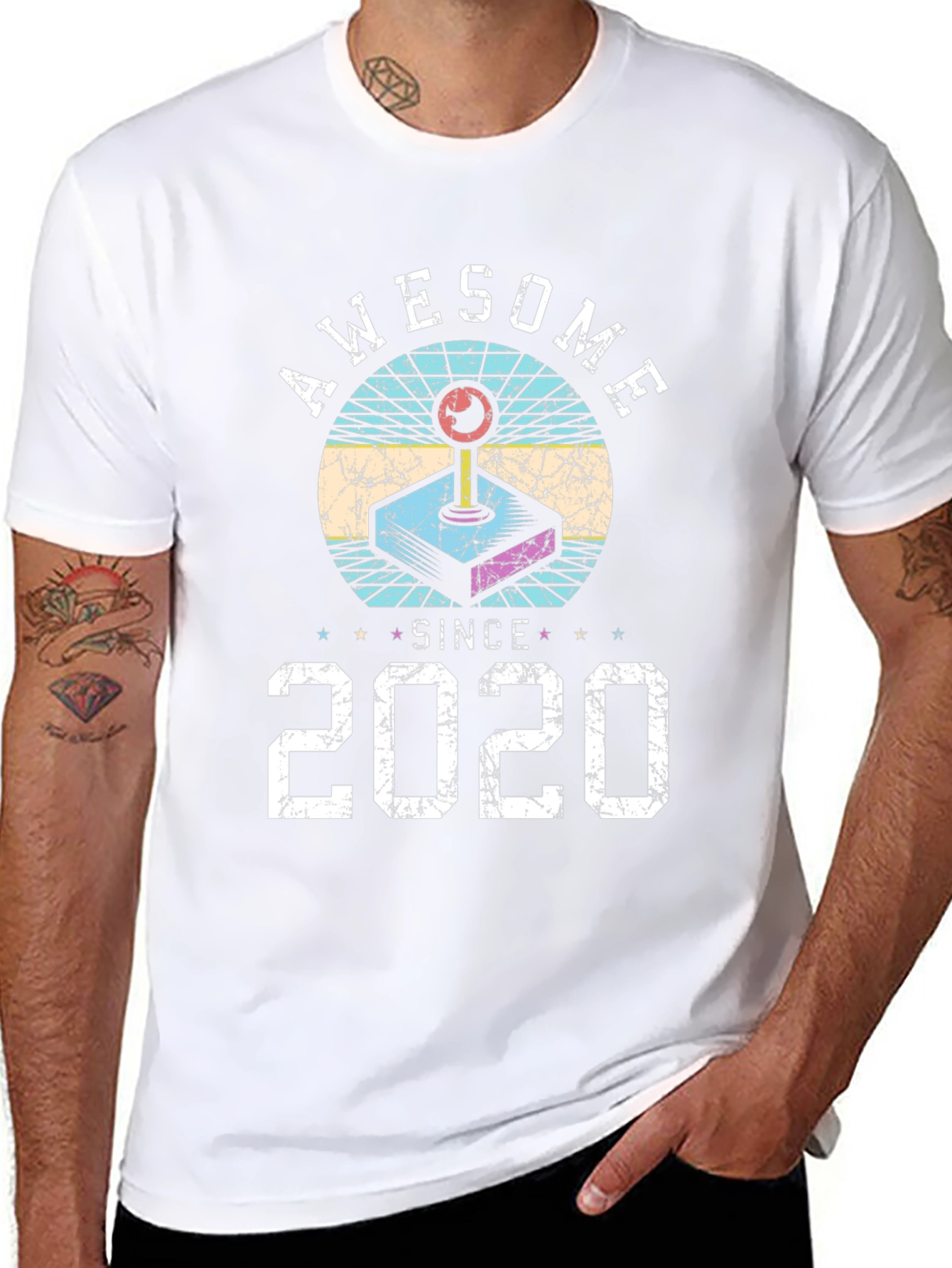 Awesome Since 2020 Gamer T-Shirt