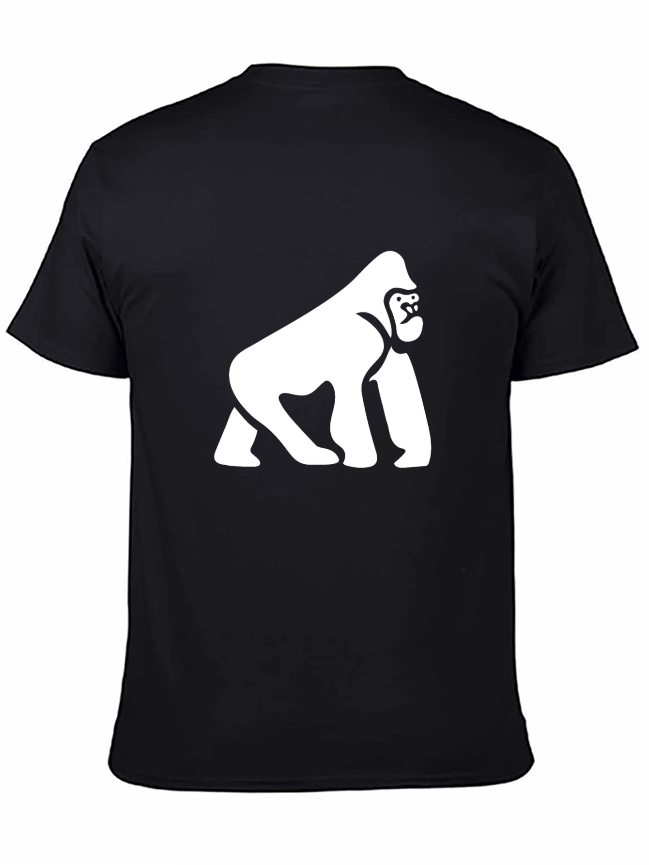 Gorilla Graphic Tee - Black Cotton