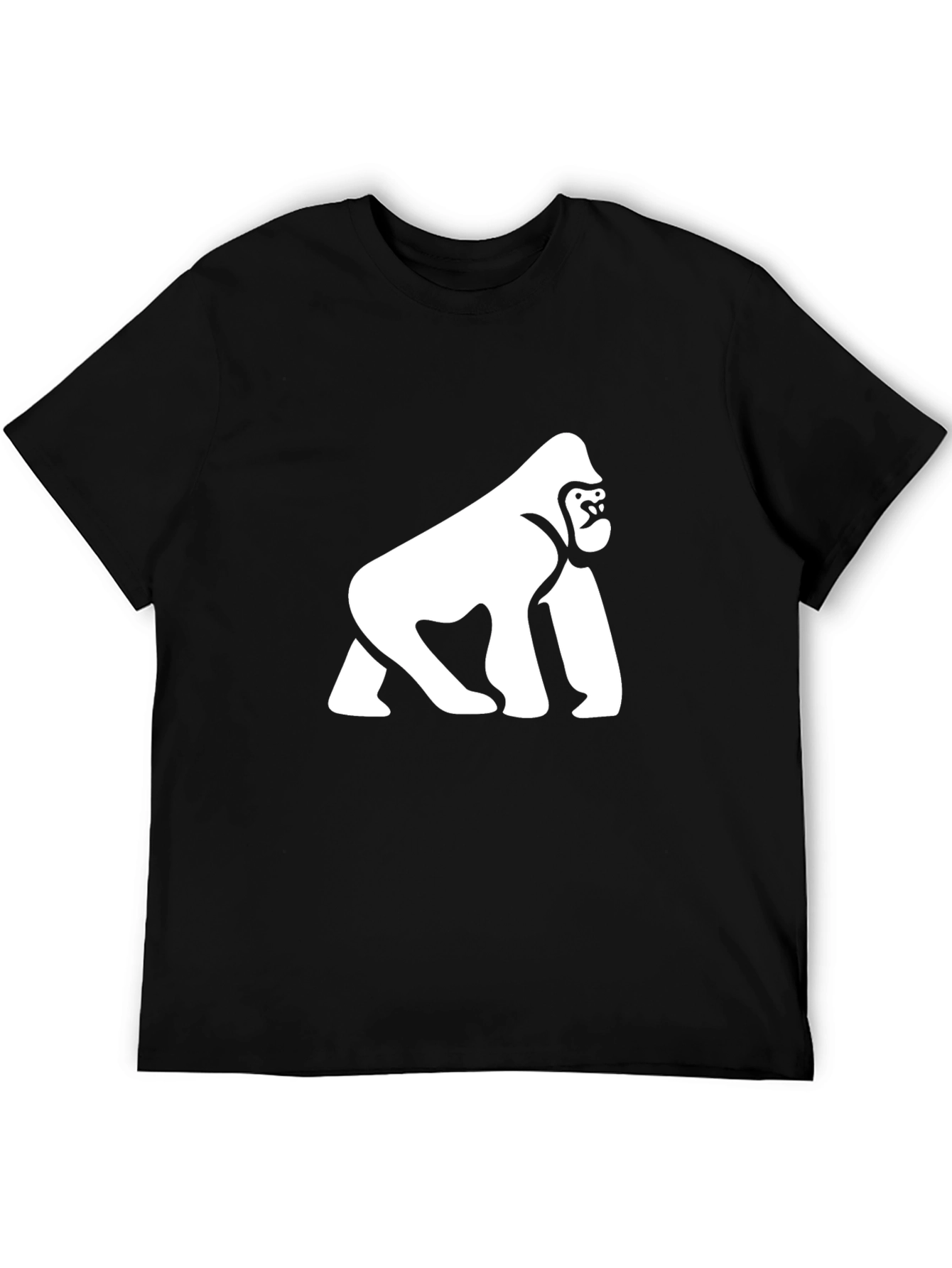 Gorilla Graphic Tee - Black Cotton