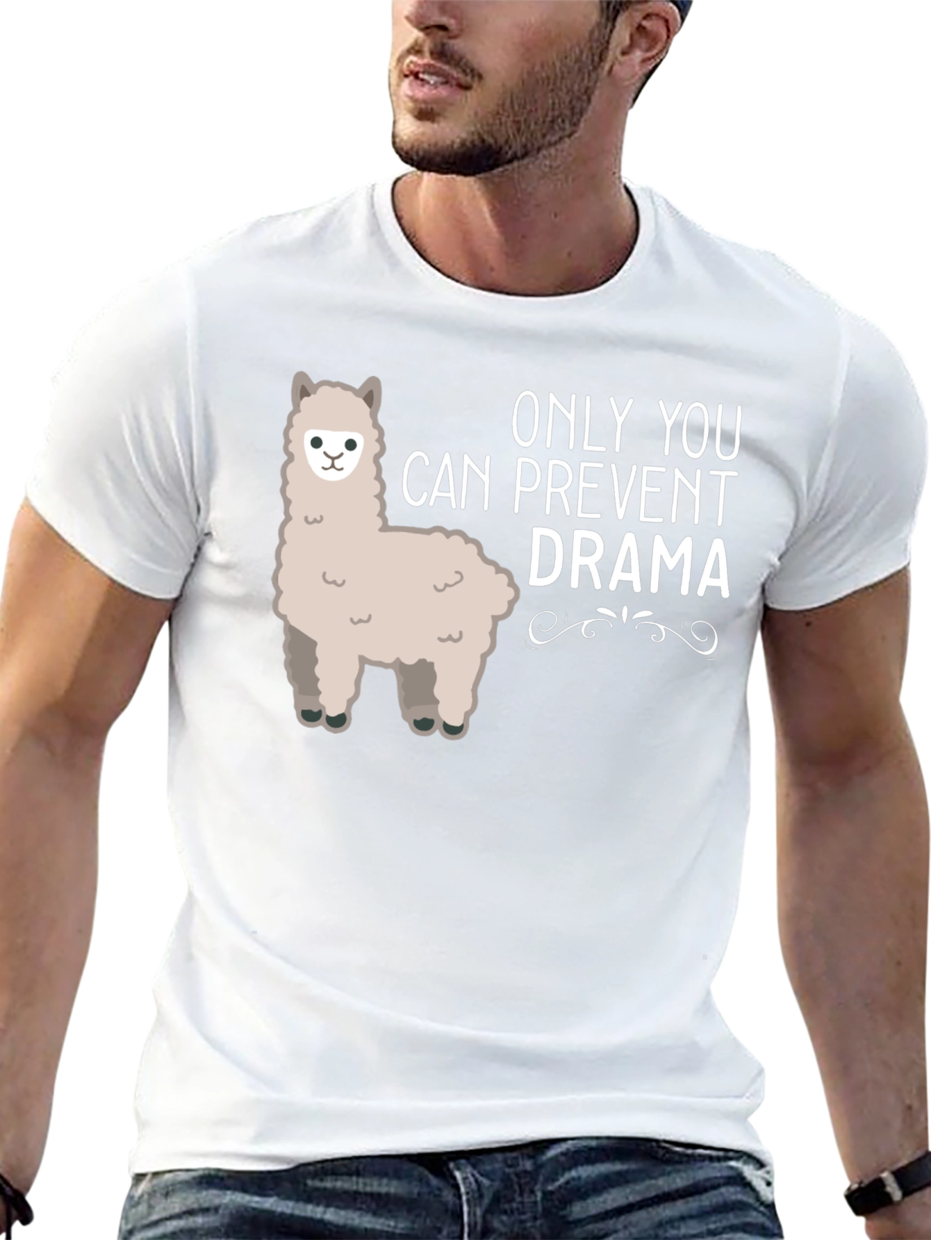 Only You Can Prevent Drama Alpaca Tee