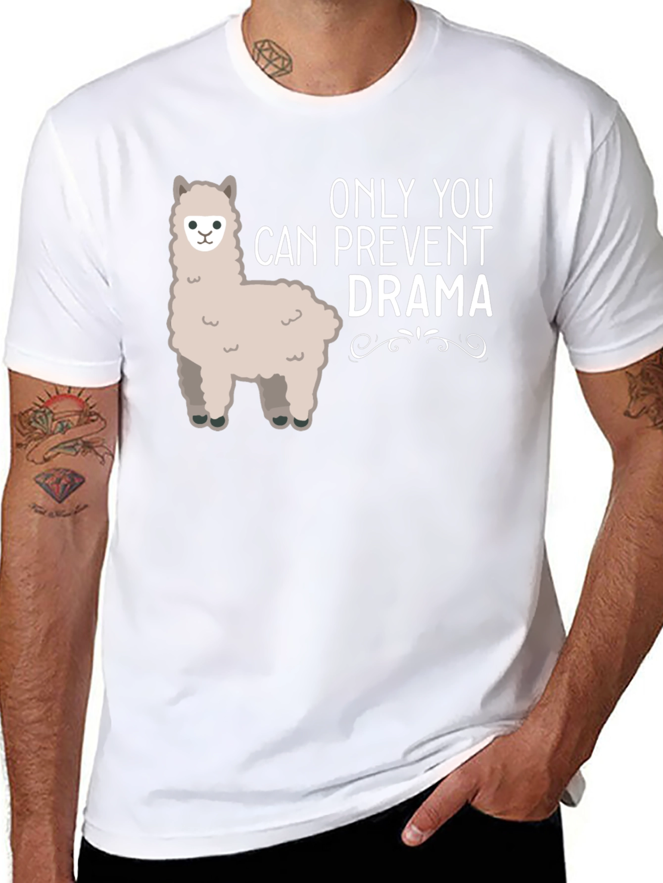Only You Can Prevent Drama Alpaca Tee