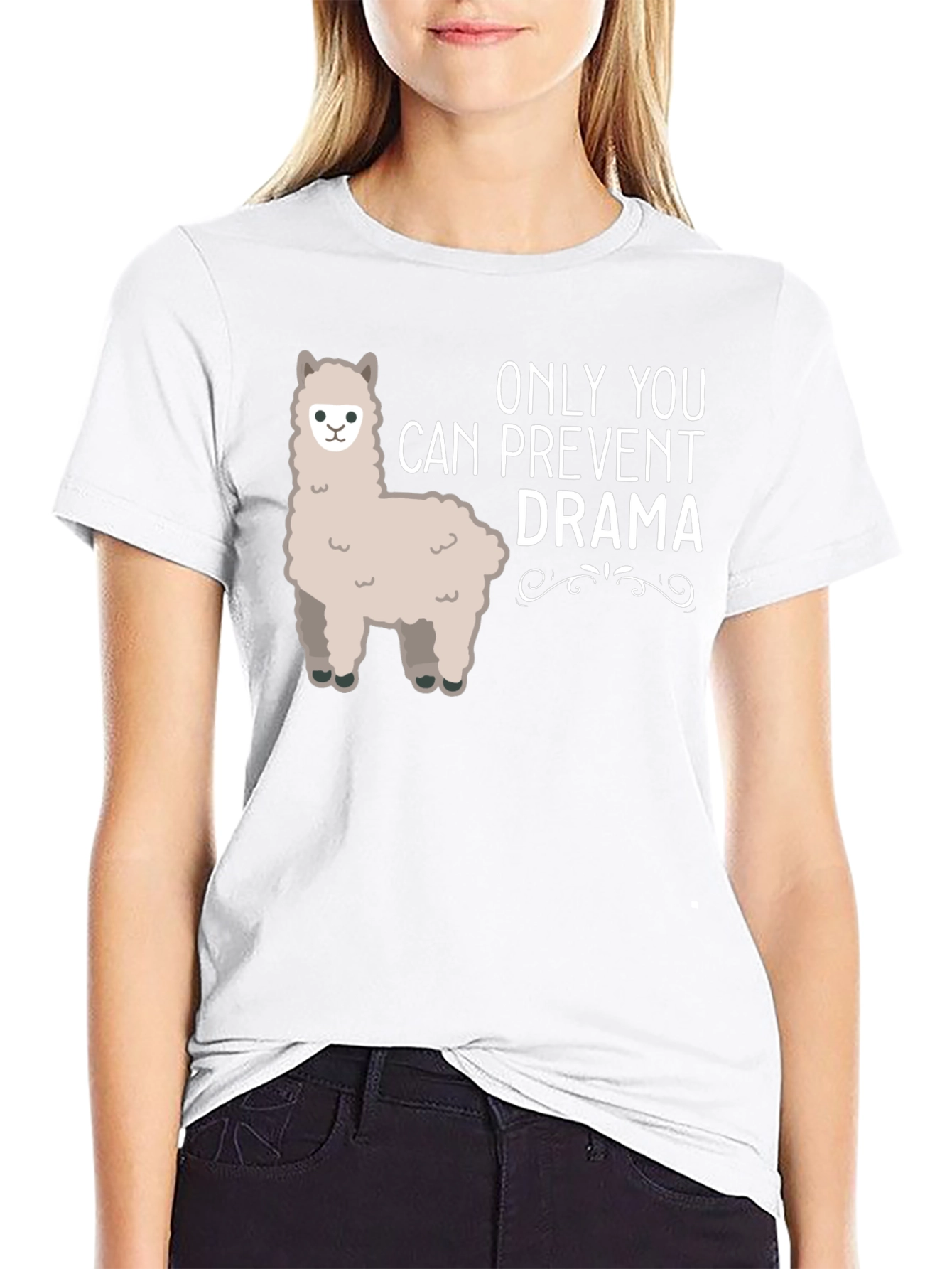 Only You Can Prevent Drama Alpaca Tee