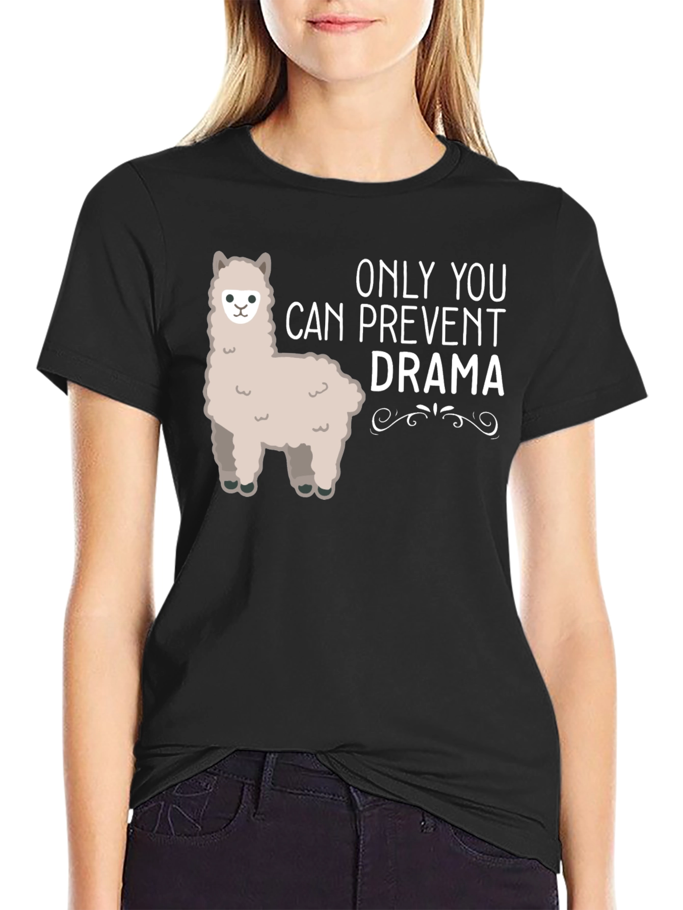 Only You Can Prevent Drama Alpaca Tee