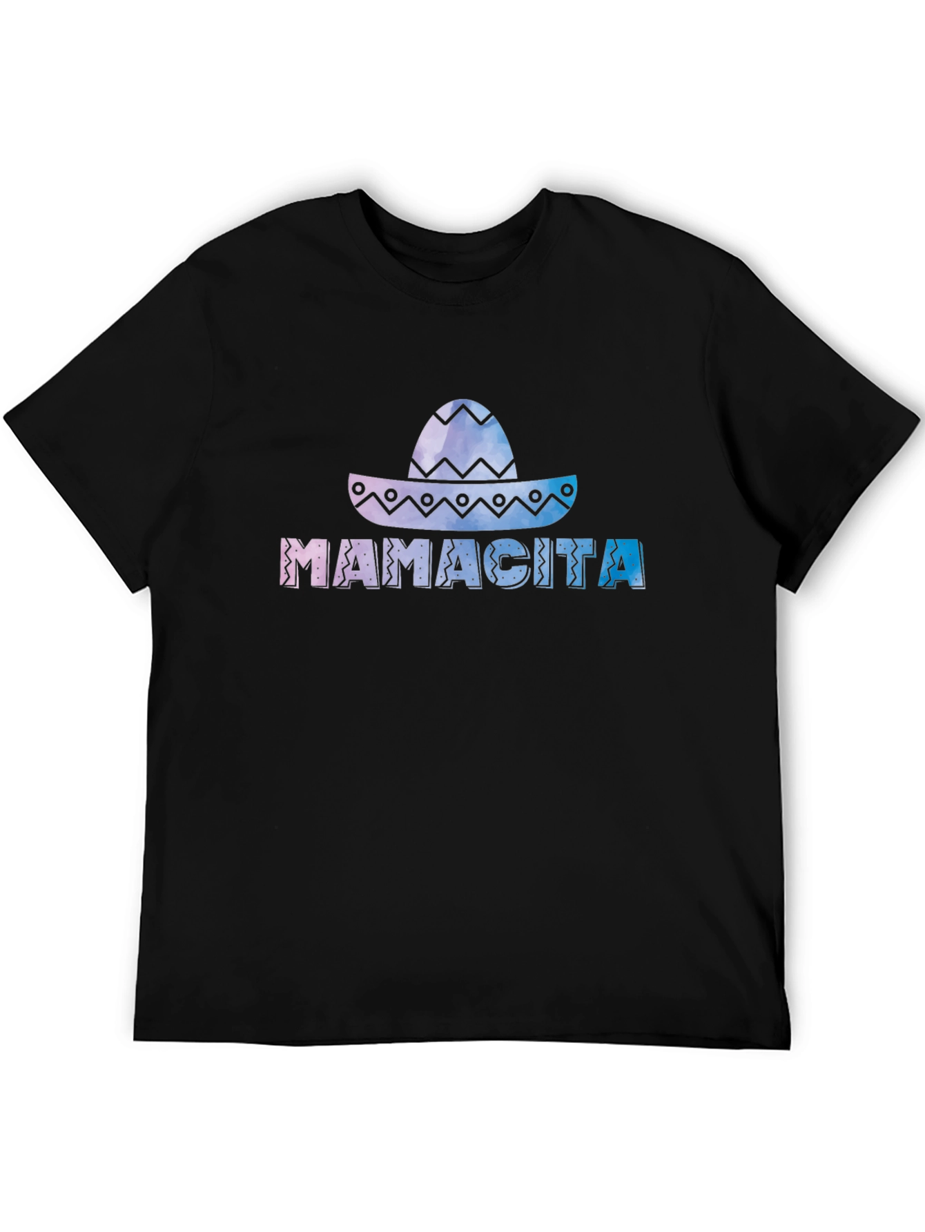 Mamacita Sombrero Graphic Tee - Soft Black Cotton