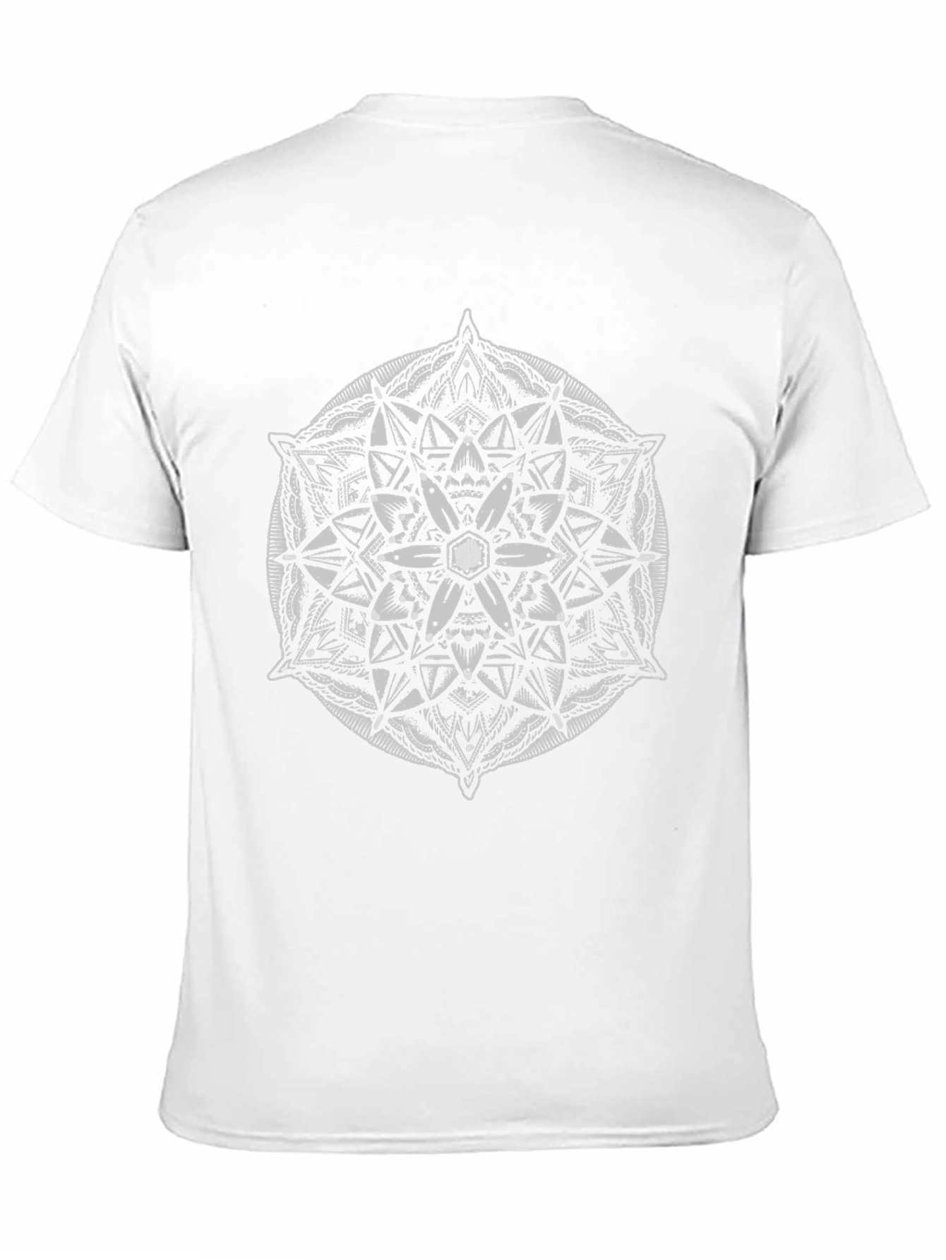 Mandala Graphic Black T-Shirt - Artistic Geometric Design