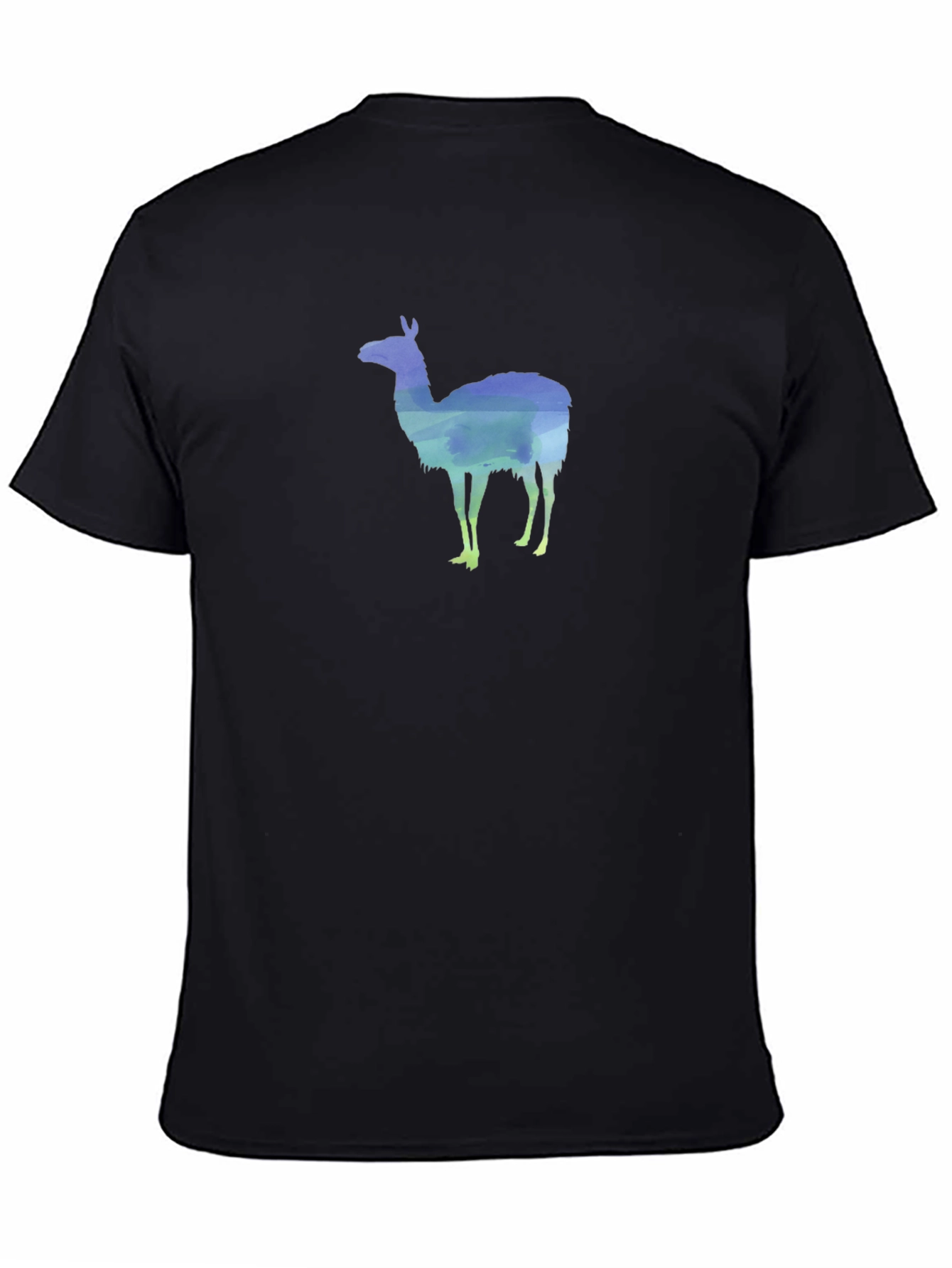 Llama Silhouette Graphic Tee - Black T-Shirt