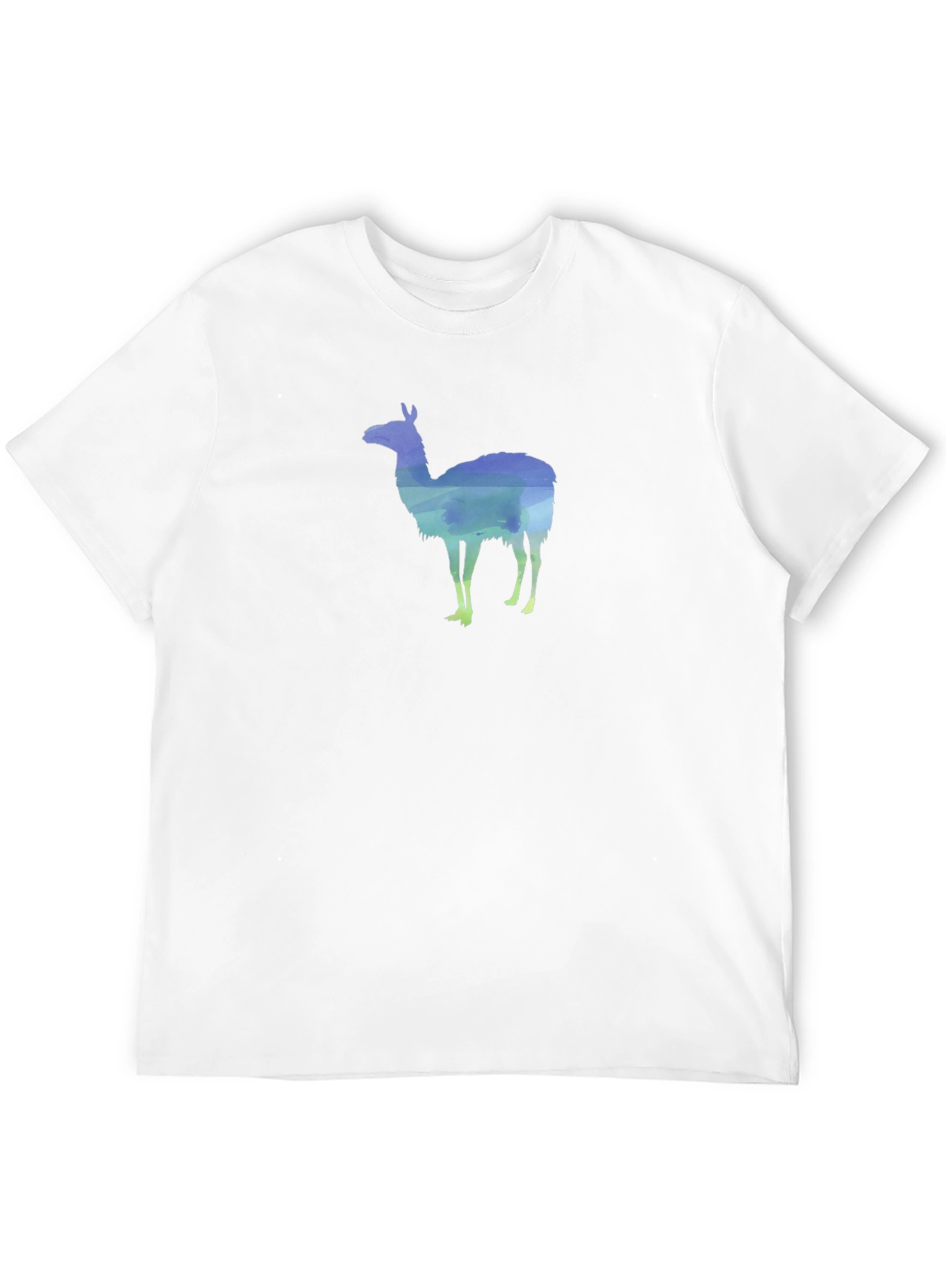 Llama Silhouette Graphic Tee - Black T-Shirt