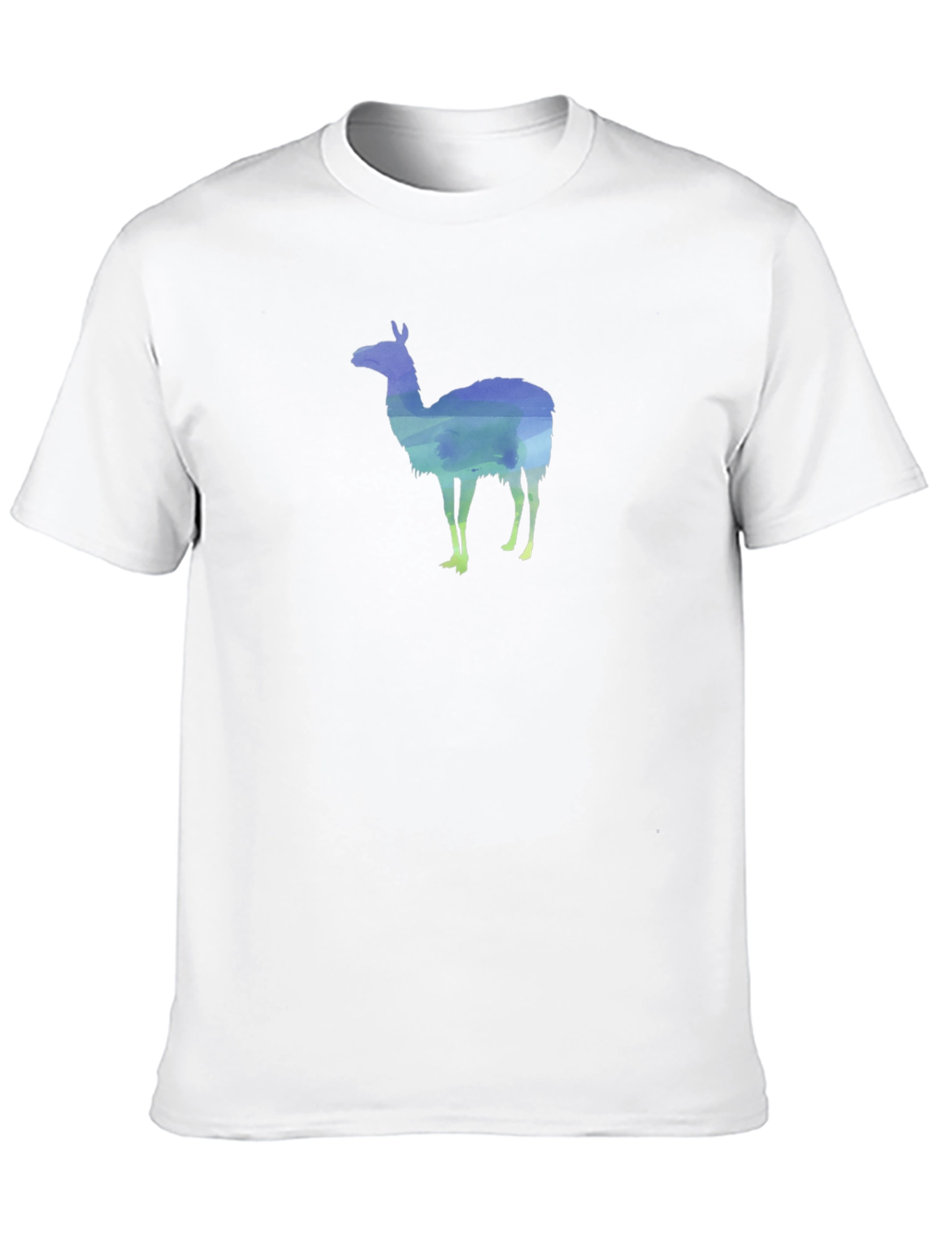 Llama Silhouette Graphic Tee - Black T-Shirt