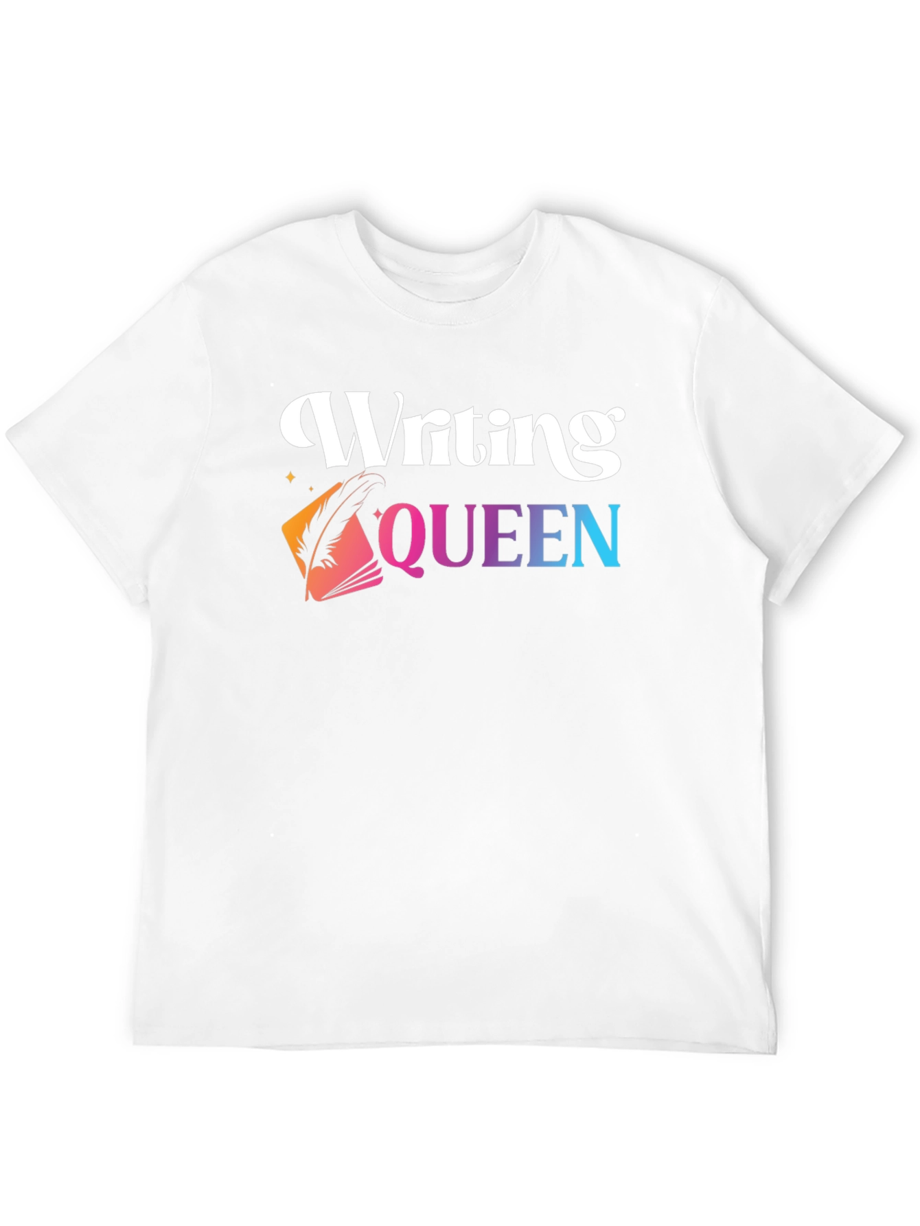 Writing Queen Black Graphic Tee