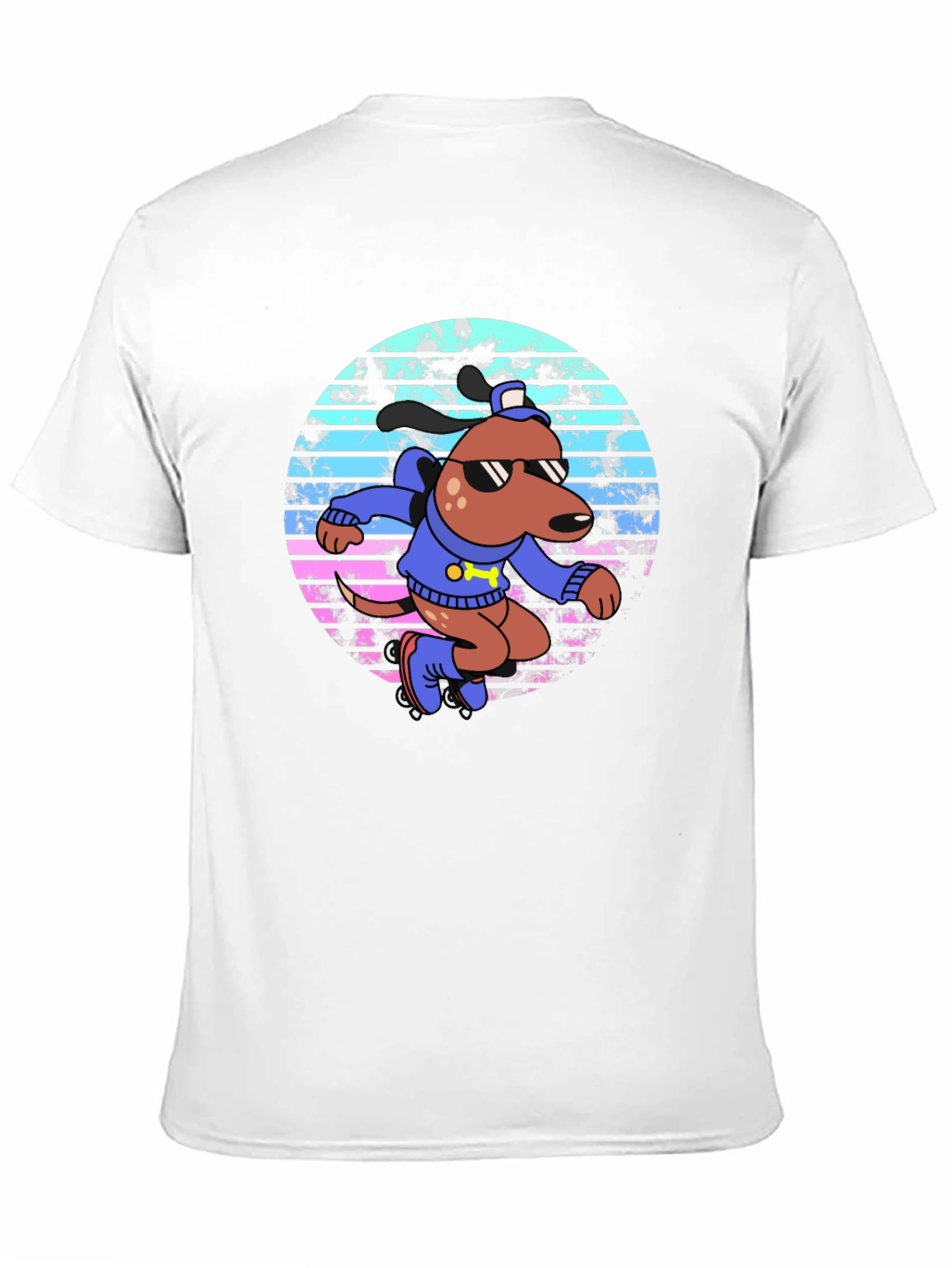 Retro Roller Dog T-Shirt