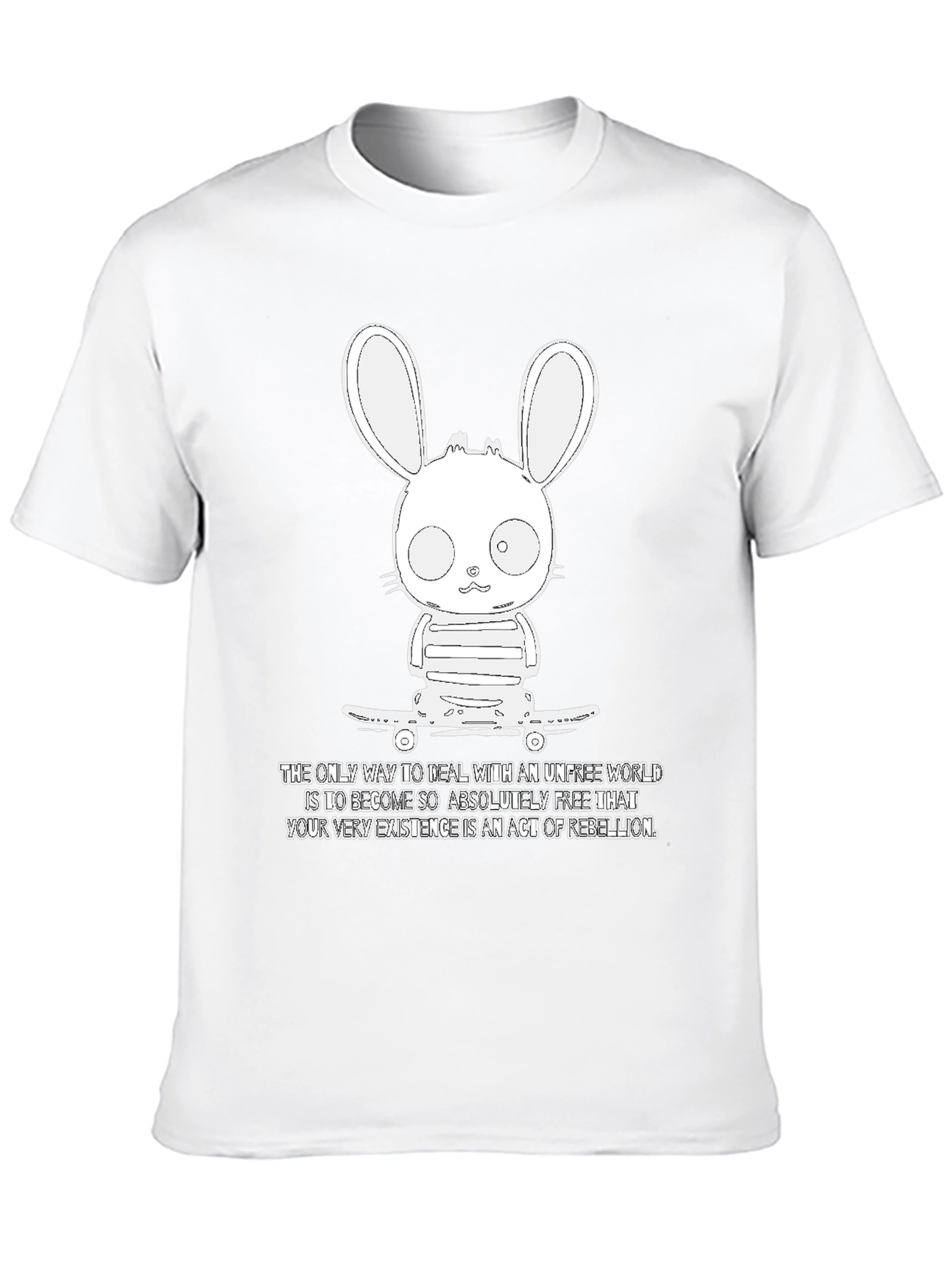 Rebellious Bunny T-Shirt - Unisex
