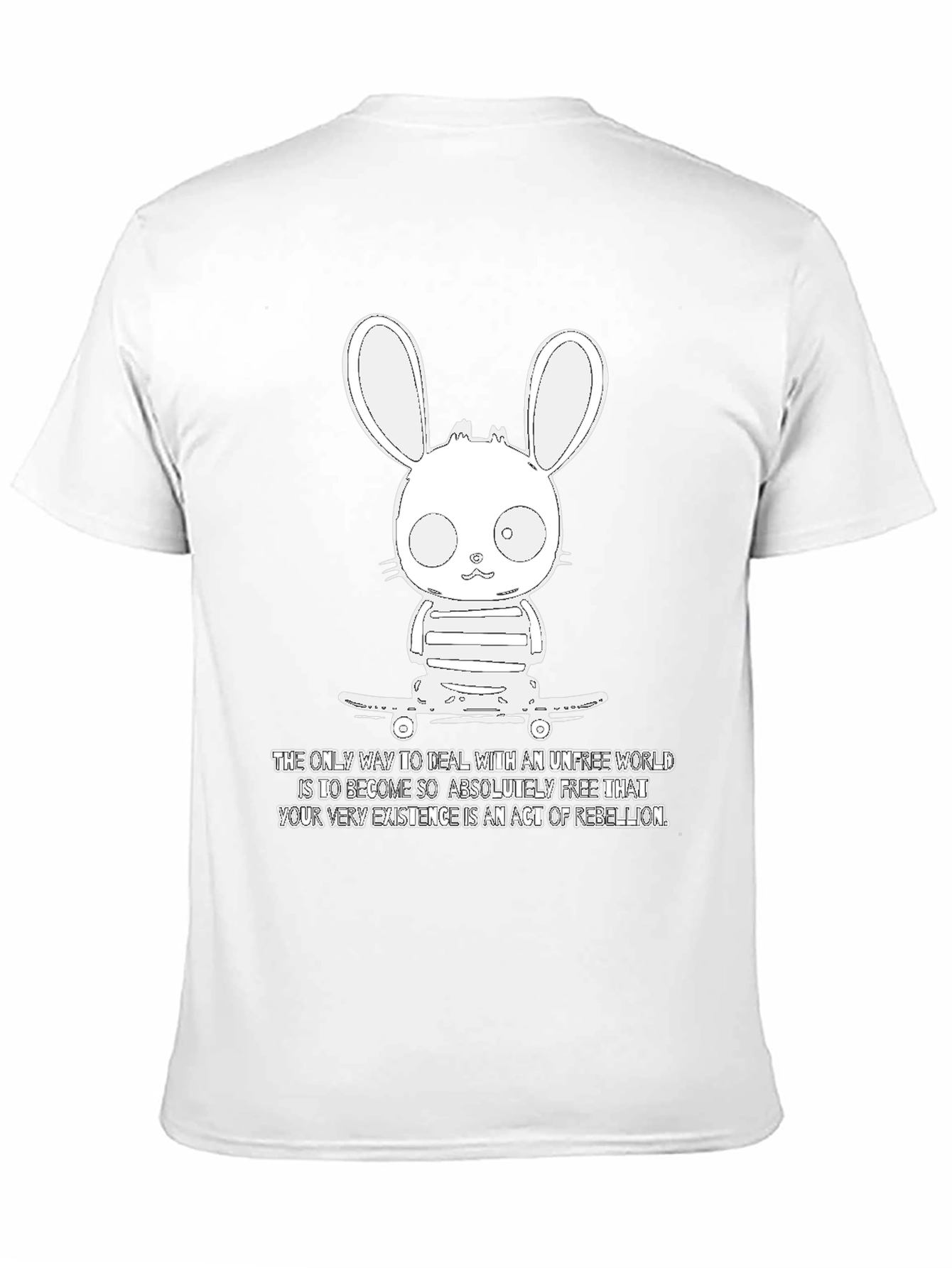 Rebellious Bunny T-Shirt - Unisex
