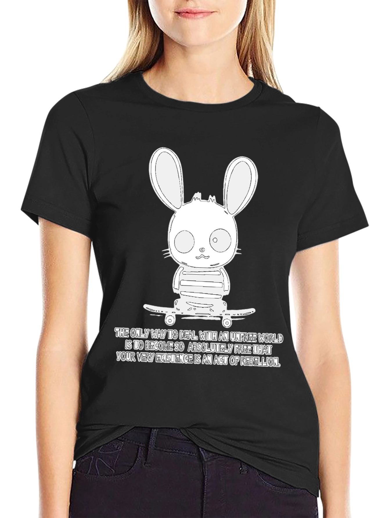 Rebellious Bunny T-Shirt - Unisex