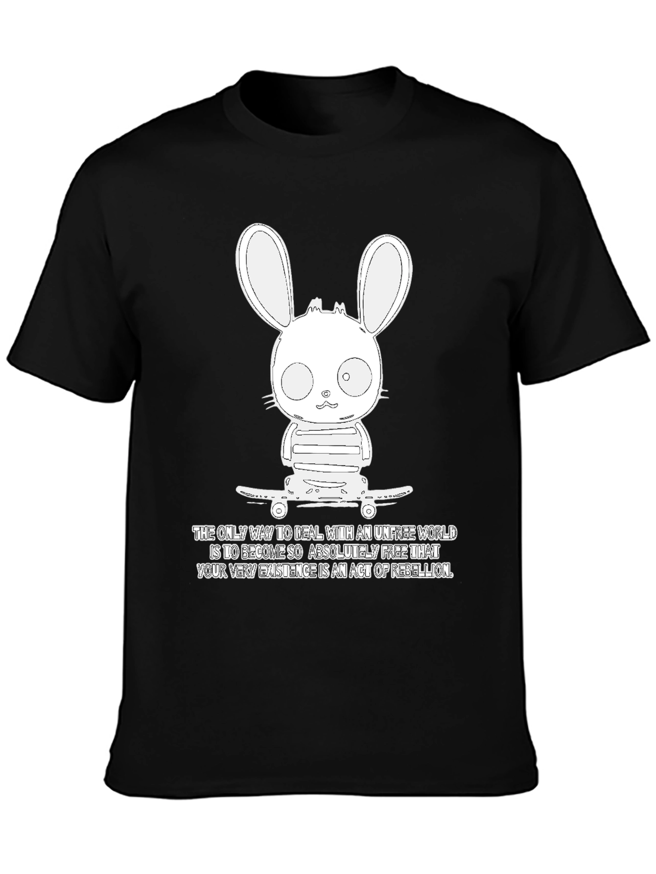 Rebellious Bunny T-Shirt - Unisex