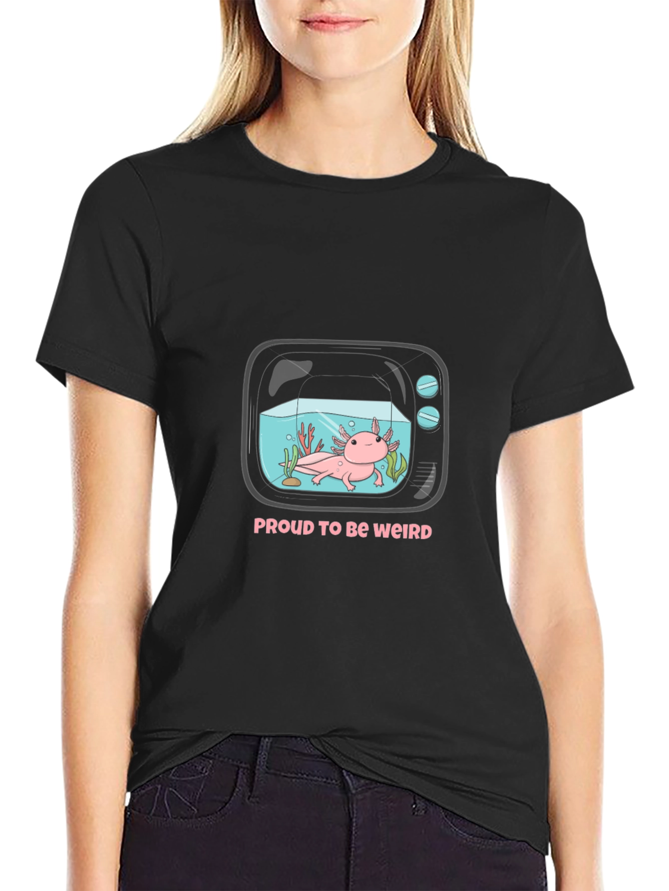 Proud to be Weird Axolotl Tee