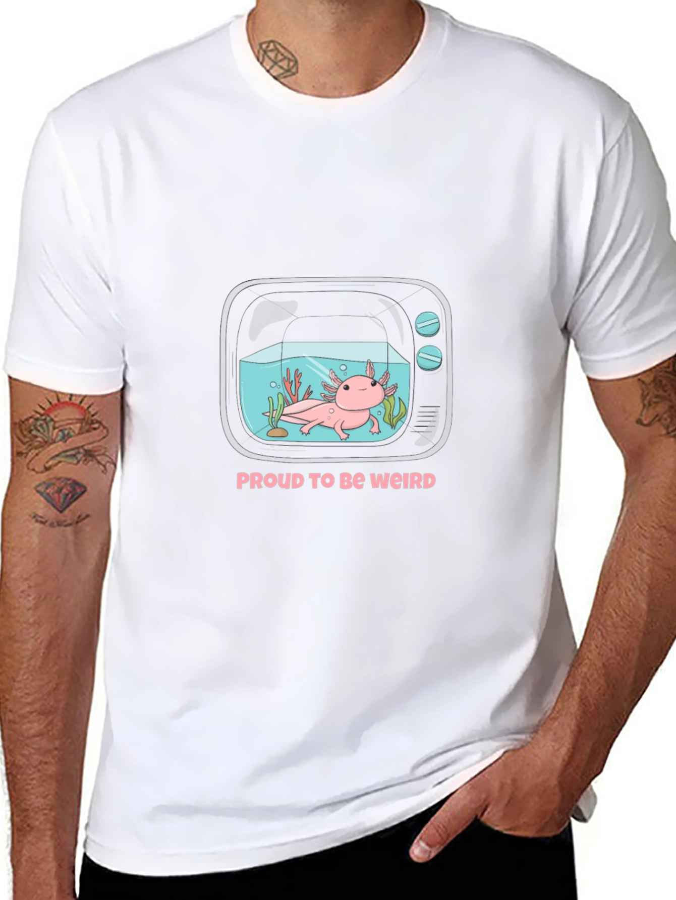 Proud to be Weird Axolotl Tee