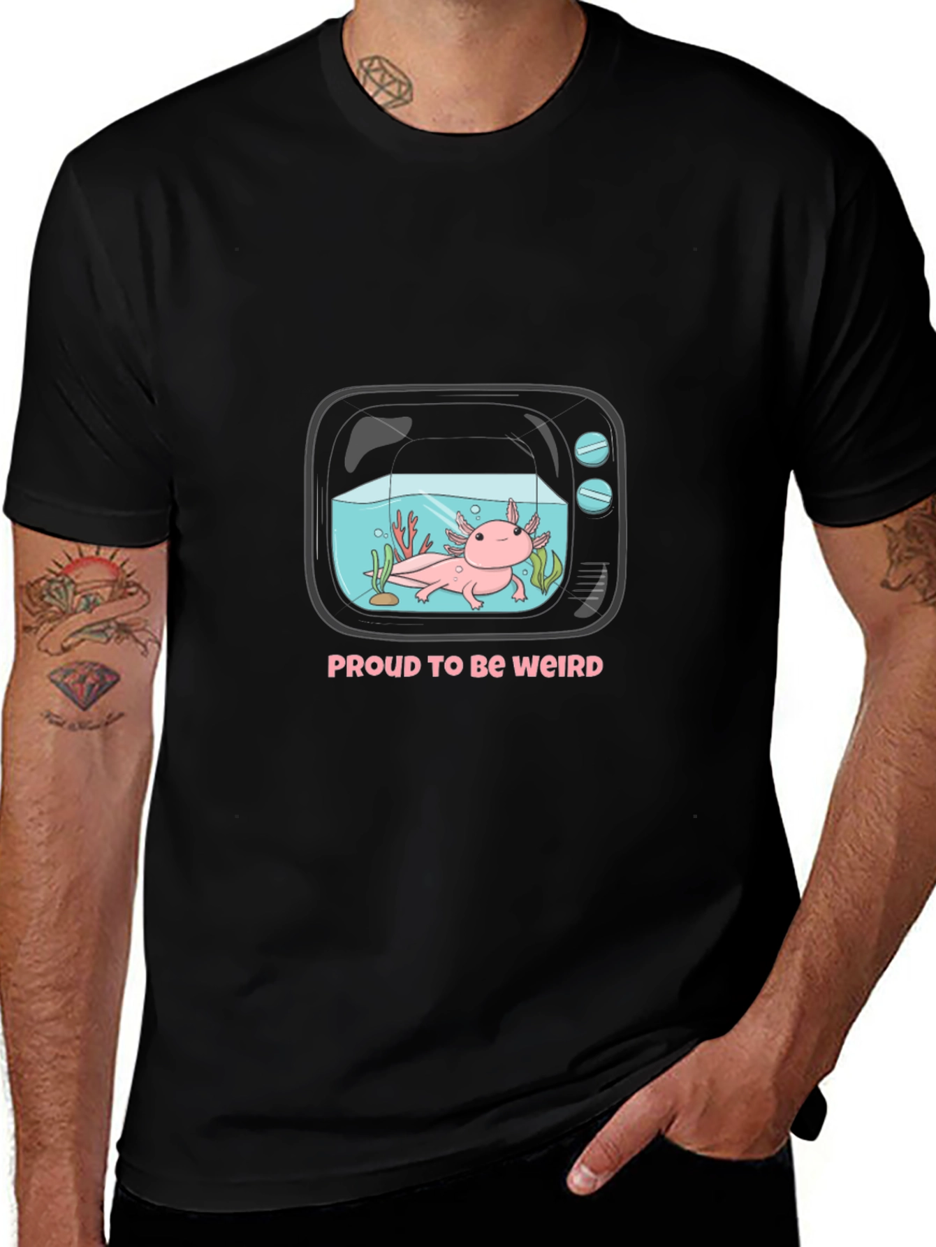 Proud to be Weird Axolotl Tee