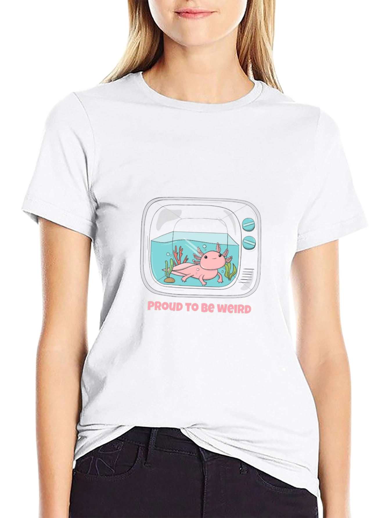 Proud to be Weird Axolotl Tee