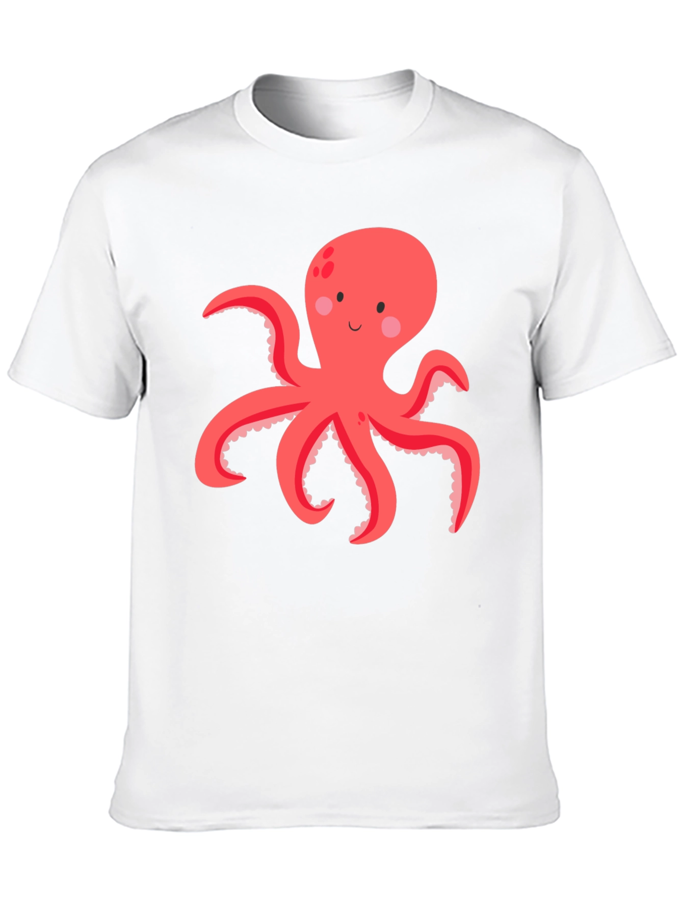 Octopus Graphic Tee - Black Cotton Blend