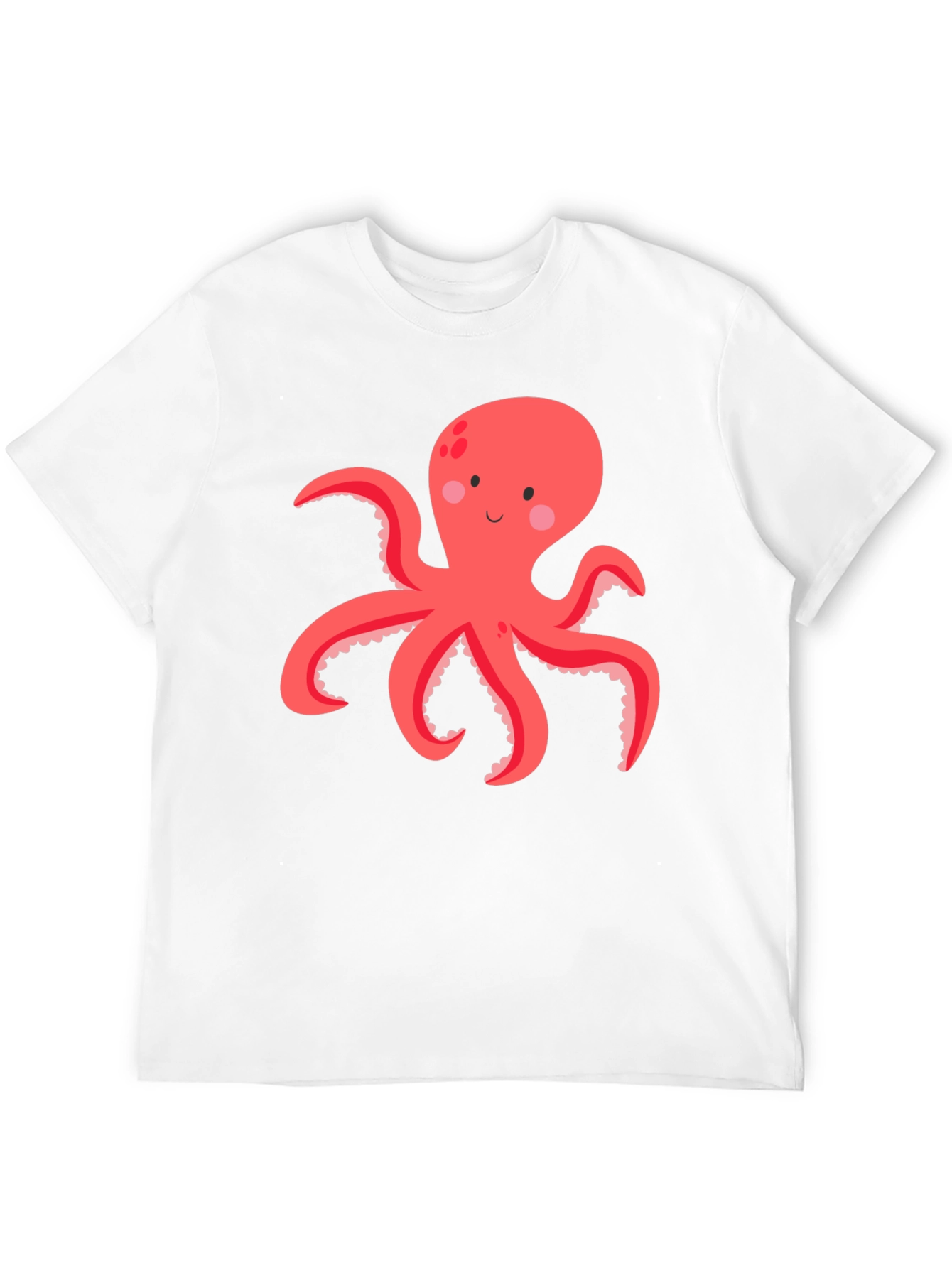 Octopus Graphic Tee - Black Cotton Blend