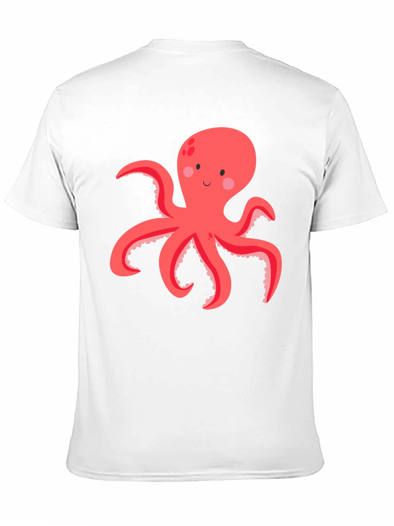 Octopus Graphic Tee - Black Cotton Blend