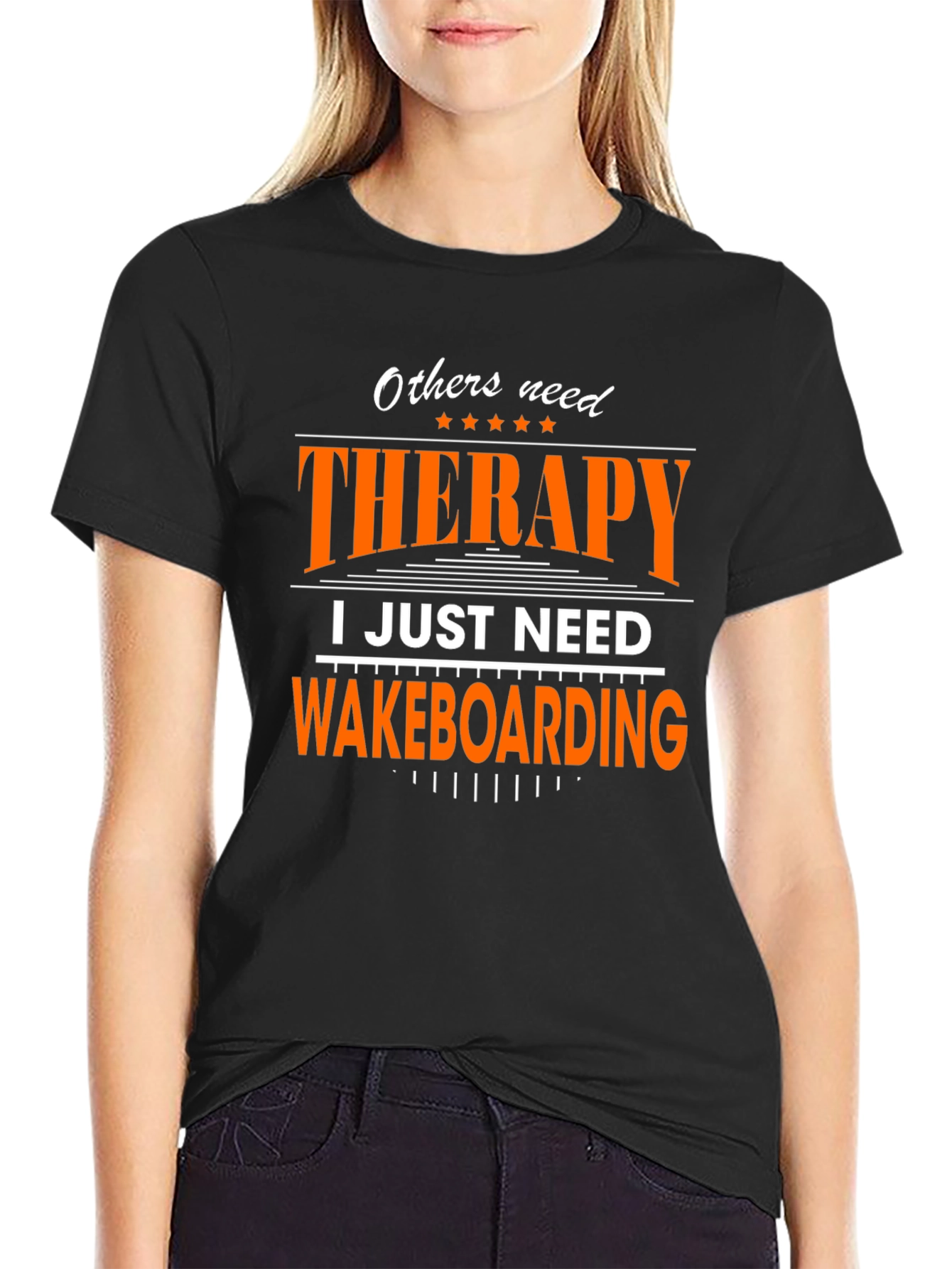 Wakeboarding Therapy T-Shirt - Funny Water Sports Tee
