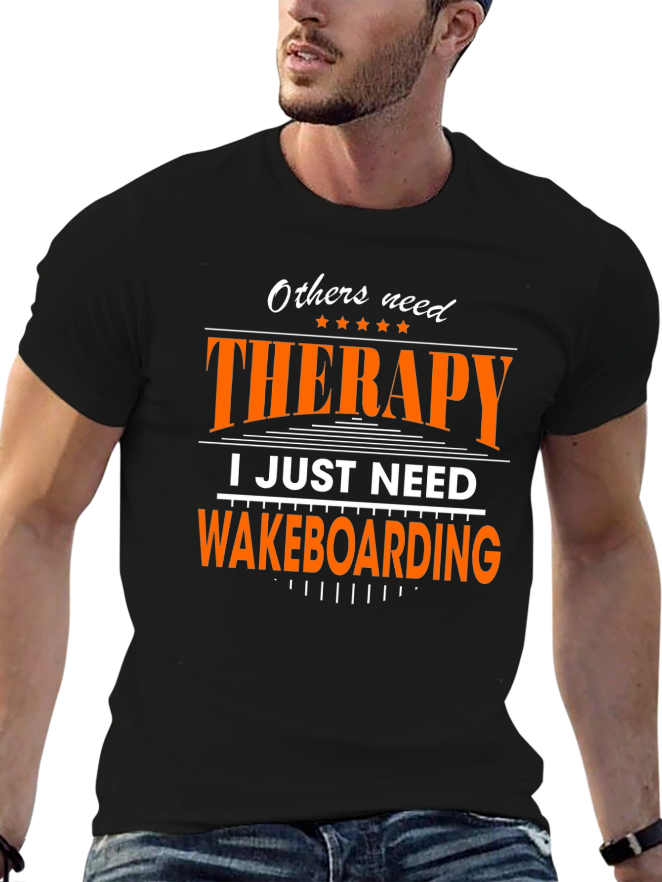 Wakeboarding Therapy T-Shirt - Funny Water Sports Tee